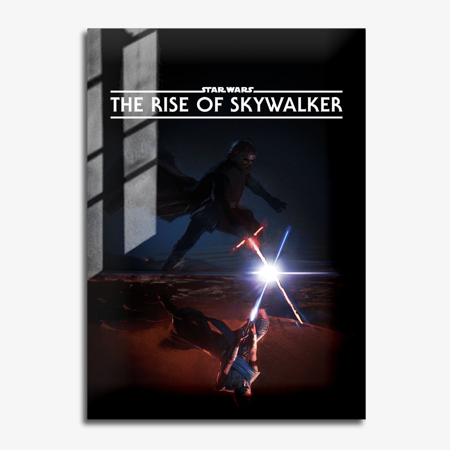Flex Designs Metal Poster Star Wars Episode IX - The Rise of Skywalker Minimalist 11 x 17" Home Goods - Movie 2019 Movie Metal Poster