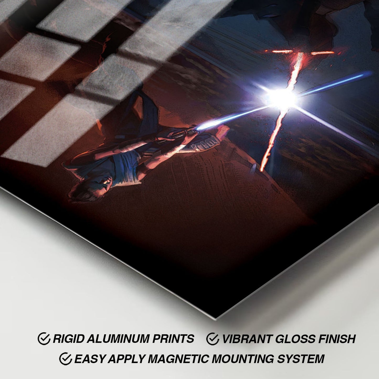 Flex Designs Metal Poster Star Wars Episode IX - The Rise of Skywalker Minimalist 11 x 17" Home Goods - Movie 2019 Movie Metal Poster
