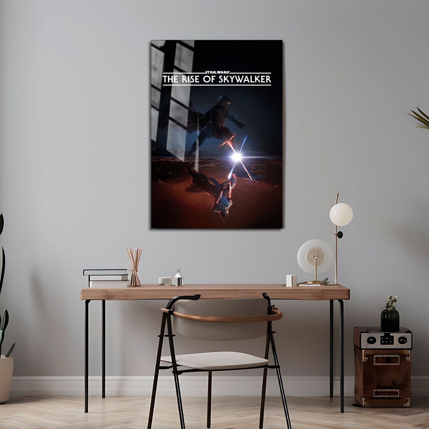 Flex Designs Metal Poster Star Wars Episode IX - The Rise of Skywalker Minimalist 24 x 36" Home Goods - Movie 2019 Movie Metal Poster