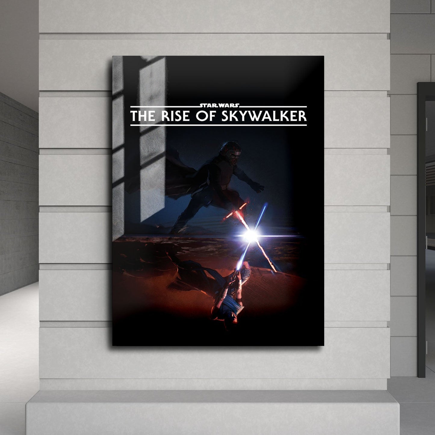 Flex Designs Metal Poster Star Wars Episode IX - The Rise of Skywalker Minimalist 24 x 36" Home Goods - Movie 2019 Movie Metal Poster