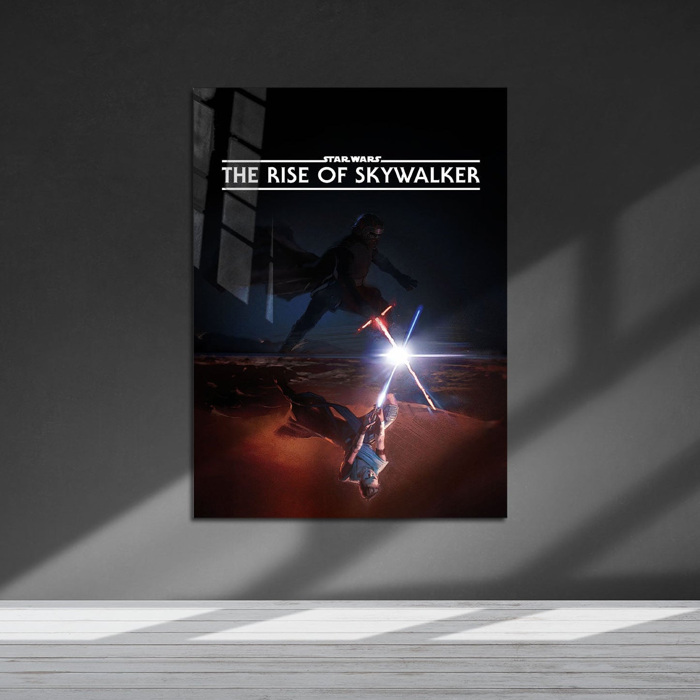 Flex Designs Metal Poster Star Wars Episode IX - The Rise of Skywalker Minimalist 5 x 7" Home Goods - Movie 2019 Movie Metal Poster