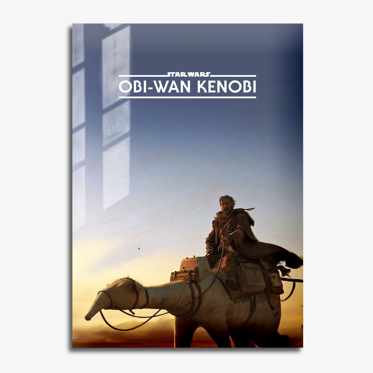 Flex Designs Metal Poster Star Wars Obi-Wan Kenobi Minimalist 11 x 17" Home Goods - TV Show 2022 TV Show Metal Poster