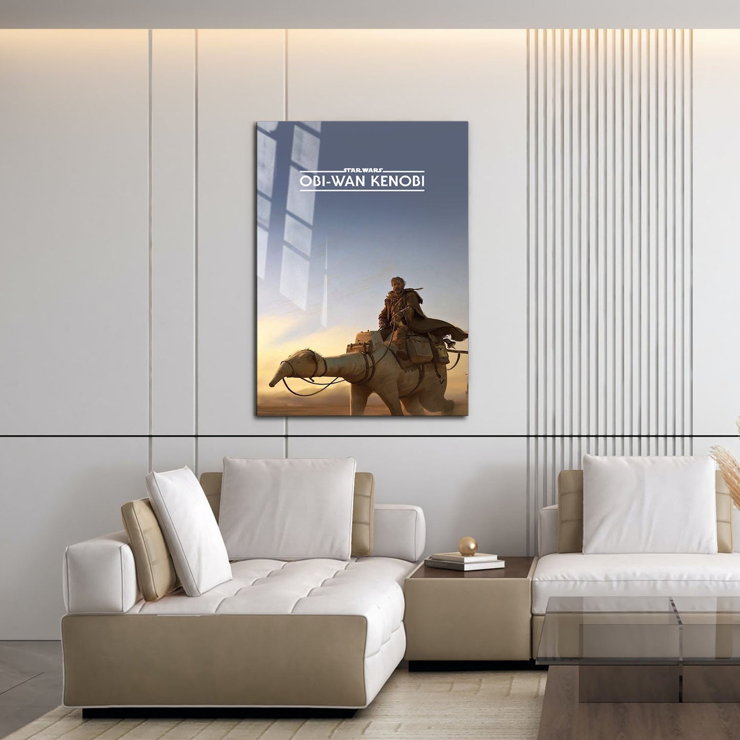 Flex Designs Metal Poster Star Wars Obi-Wan Kenobi Minimalist 16 x 24" Home Goods - TV Show 2022 TV Show Metal Poster