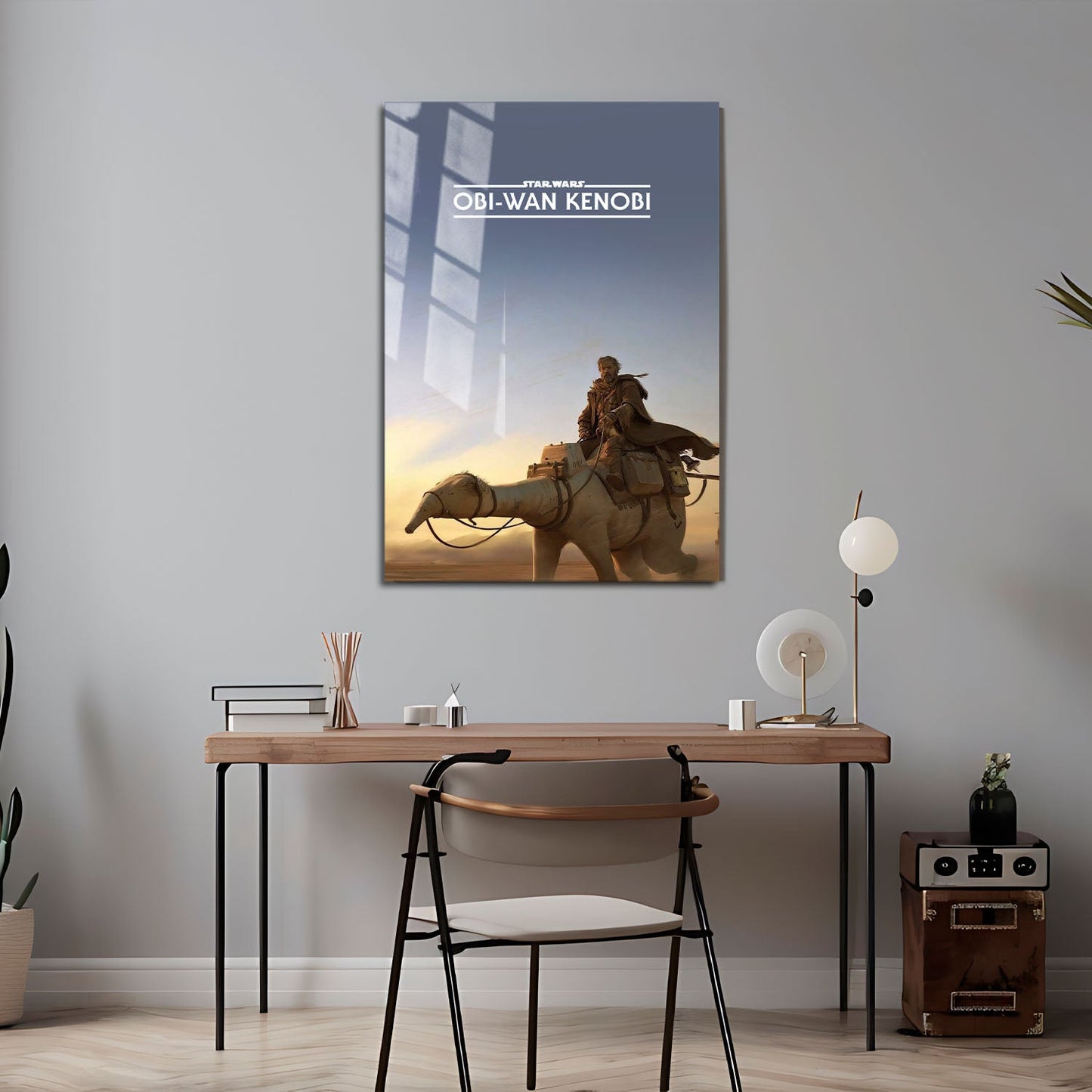 Flex Designs Metal Poster Star Wars Obi-Wan Kenobi Minimalist 24 x 36" Home Goods - TV Show 2022 TV Show Metal Poster