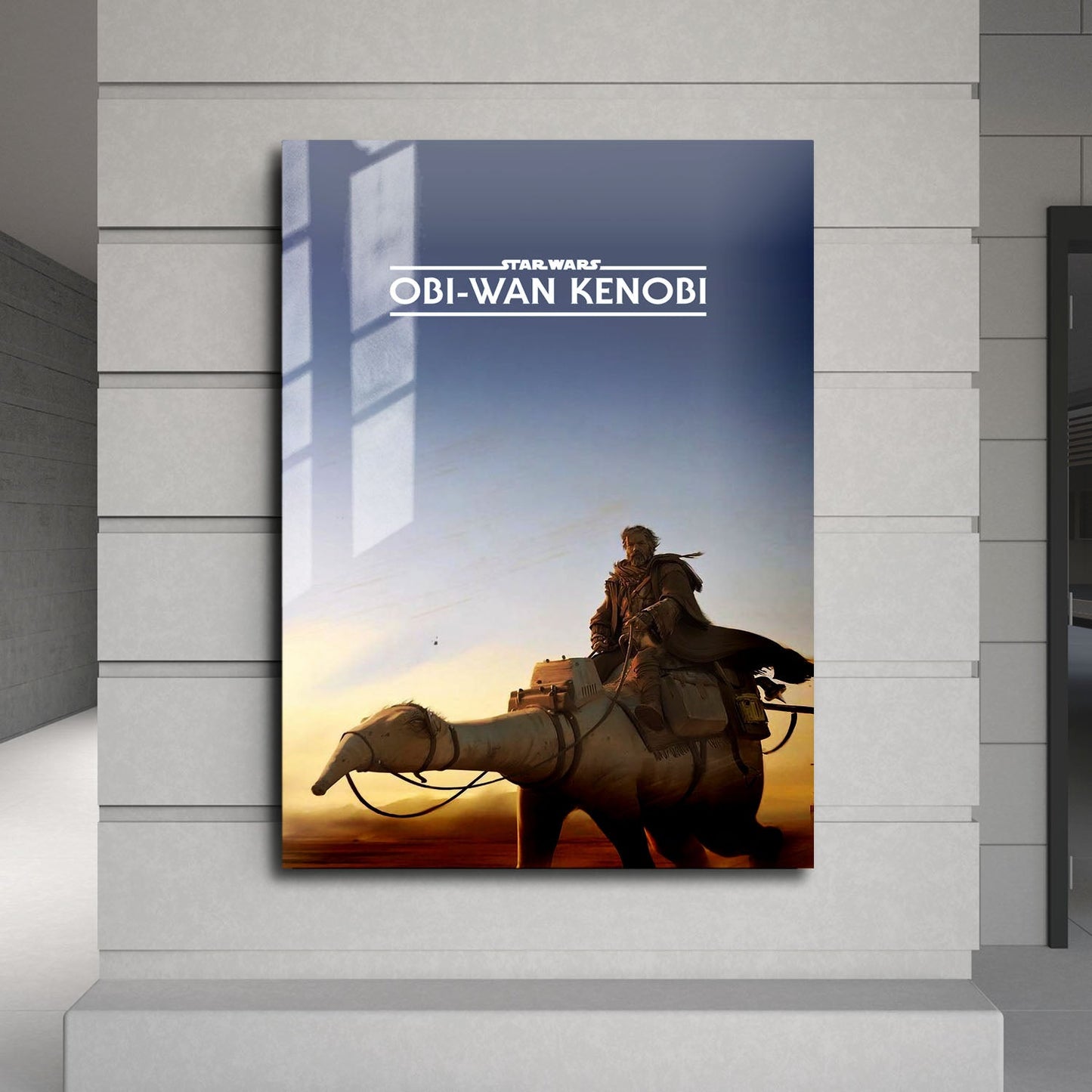 Flex Designs Metal Poster Star Wars Obi-Wan Kenobi Minimalist 24 x 36" Home Goods - TV Show 2022 TV Show Metal Poster