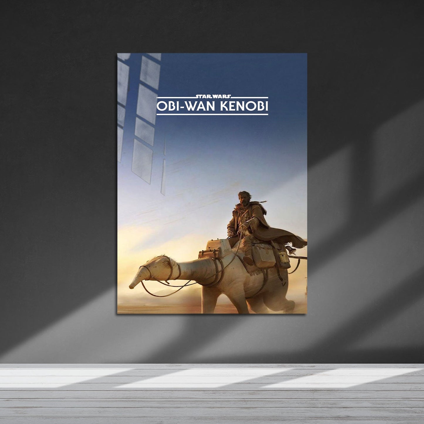 Flex Designs Metal Poster Star Wars Obi-Wan Kenobi Minimalist 5 x 7" Home Goods - TV Show 2022 TV Show Metal Poster