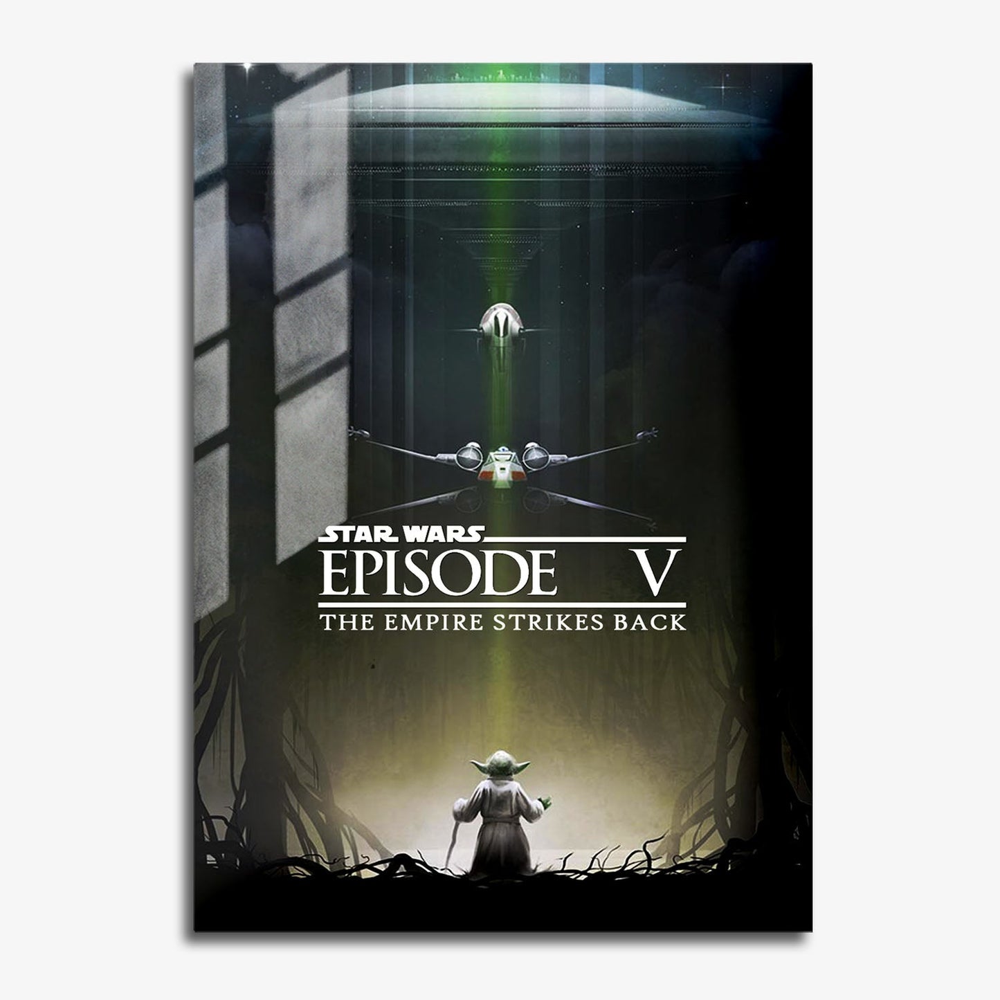 Flex Designs Metal Poster Star Wars Episode V - The Empire Strikes Back Theatrical 11 x 17" Home Goods - Movie 1980 Movie Metal Poster