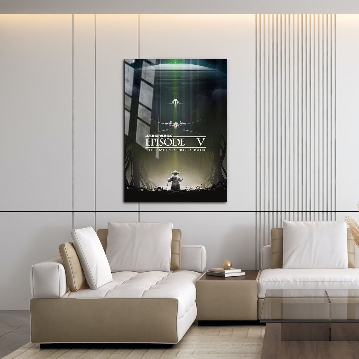 Flex Designs Metal Poster Star Wars Episode V - The Empire Strikes Back Theatrical 16 x 24" Home Goods - Movie 1980 Movie Metal Poster