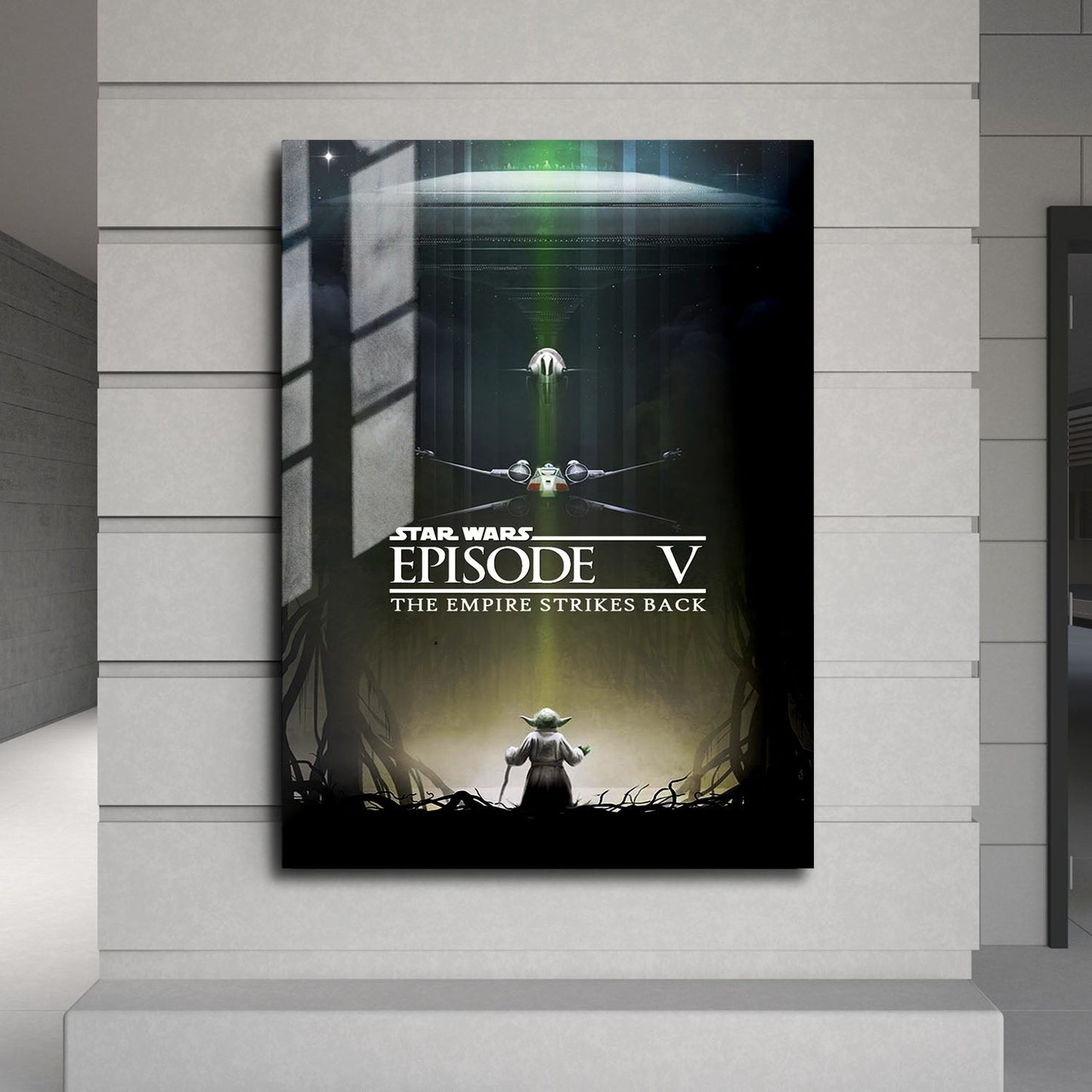Flex Designs Metal Poster Star Wars Episode V - The Empire Strikes Back Theatrical 24 x 36" Home Goods - Movie 1980 Movie Metal Poster