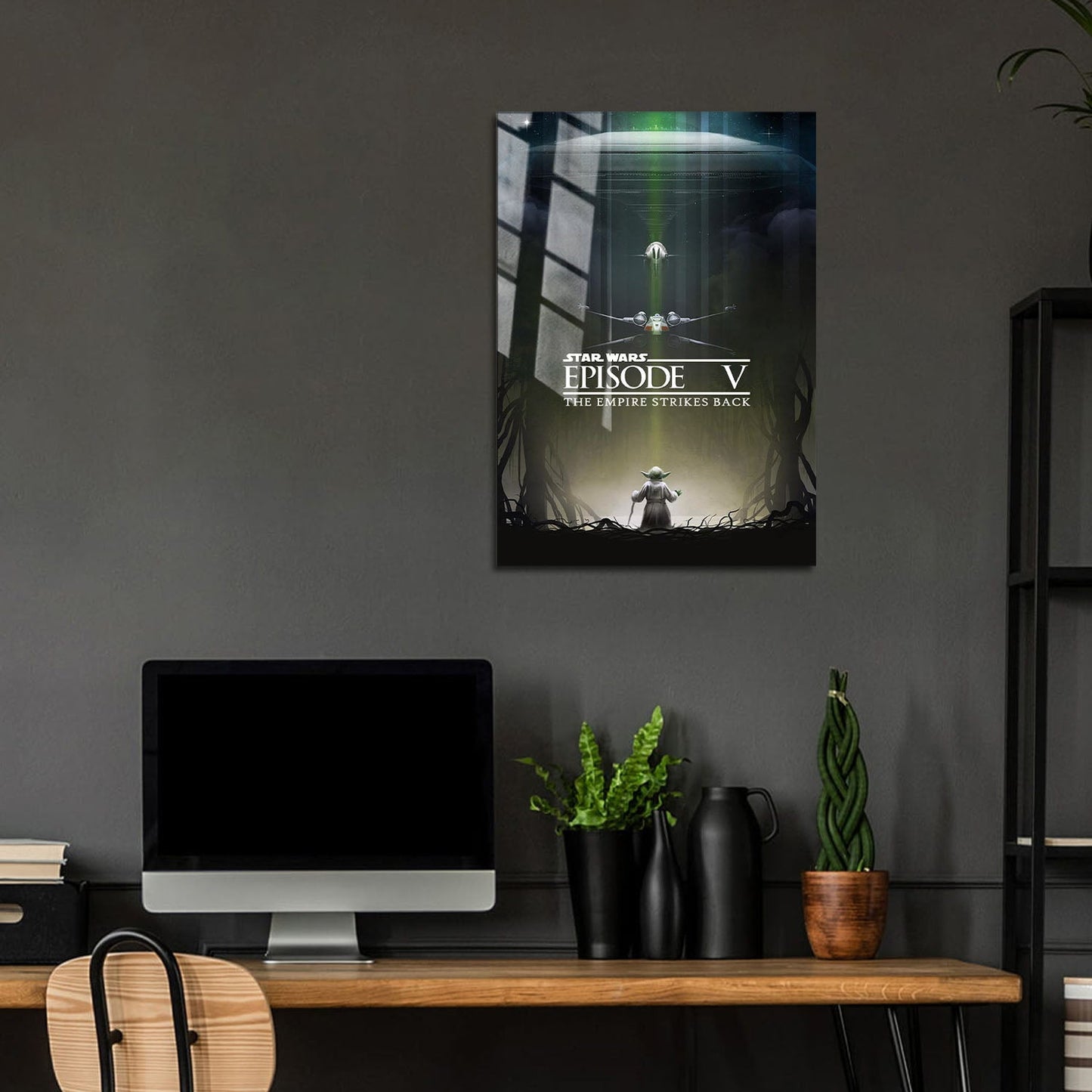 Flex Designs Metal Poster Star Wars Episode V - The Empire Strikes Back Theatrical 5 x 7" Home Goods - Movie 1980 Movie Metal Poster