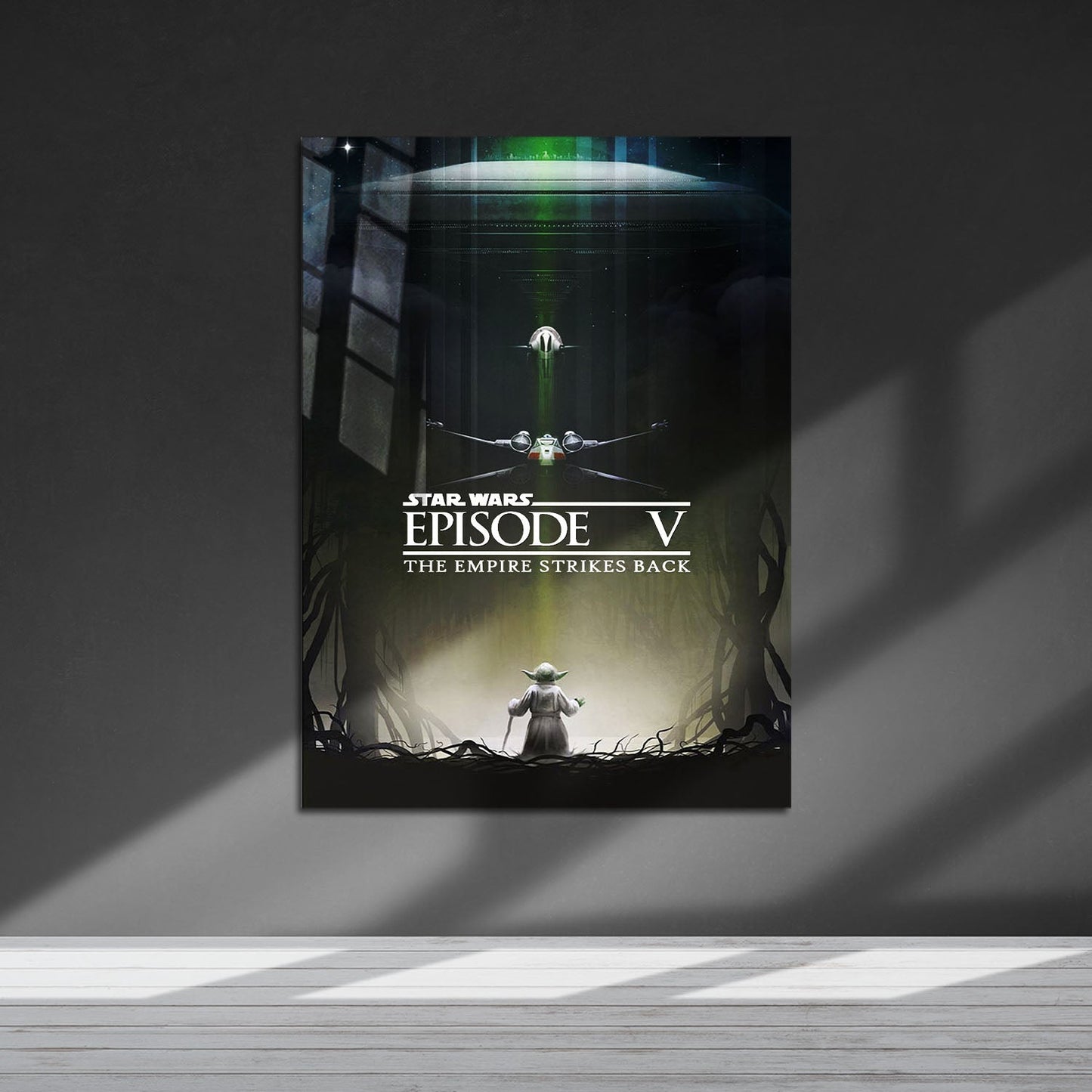 Flex Designs Metal Poster Star Wars Episode V - The Empire Strikes Back Theatrical 5 x 7" Home Goods - Movie 1980 Movie Metal Poster