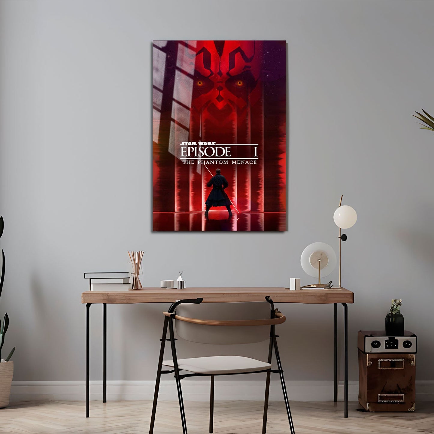 Flex Designs Metal Poster Star Wars Episode I - The Phantom Menace Theatrical 24 x 36" Home Goods - Movie 1999 Movie Metal Poster