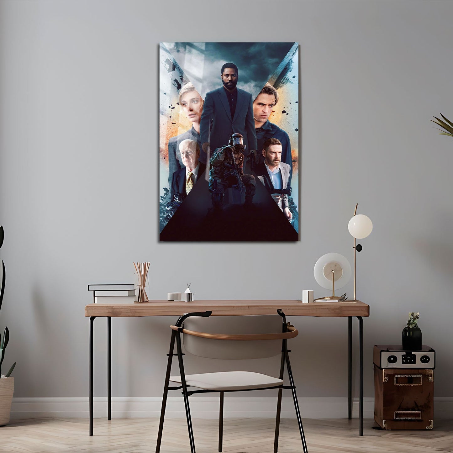 Flex Designs Metal Poster Tenet Key Art 24 x 36" Home Goods - Movie 2020 Movie Metal Poster