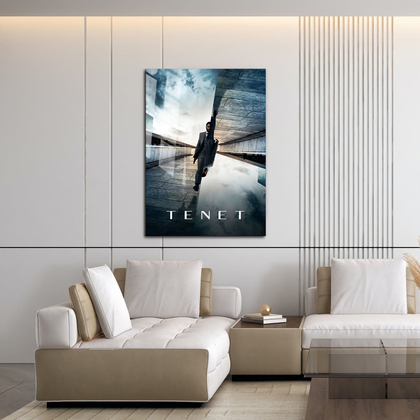 Flex Designs Metal Poster Tenet Theatrical 16 x 24" Home Goods - Movie 2020 Movie Metal Poster