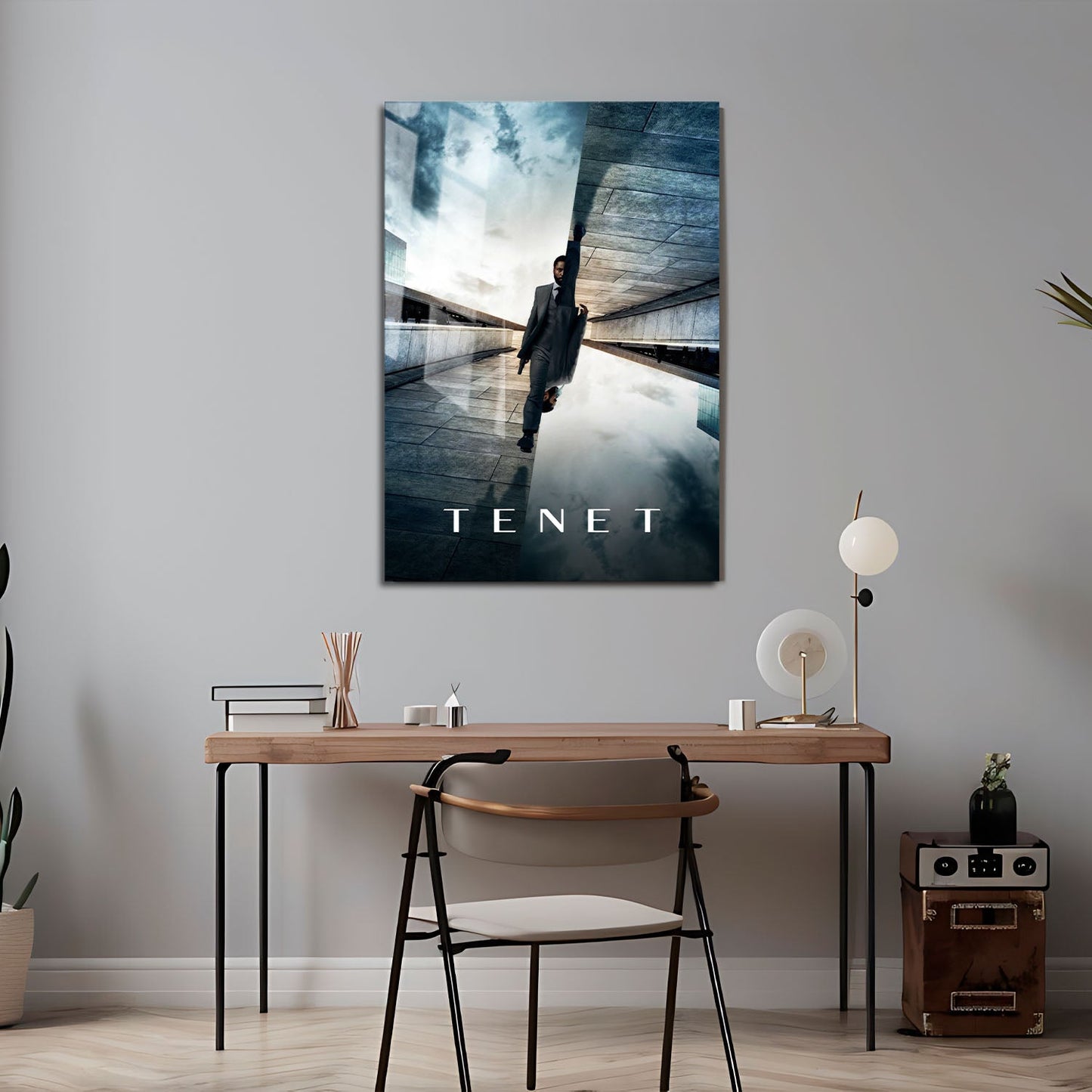 Flex Designs Metal Poster Tenet Theatrical 24 x 36" Home Goods - Movie 2020 Movie Metal Poster