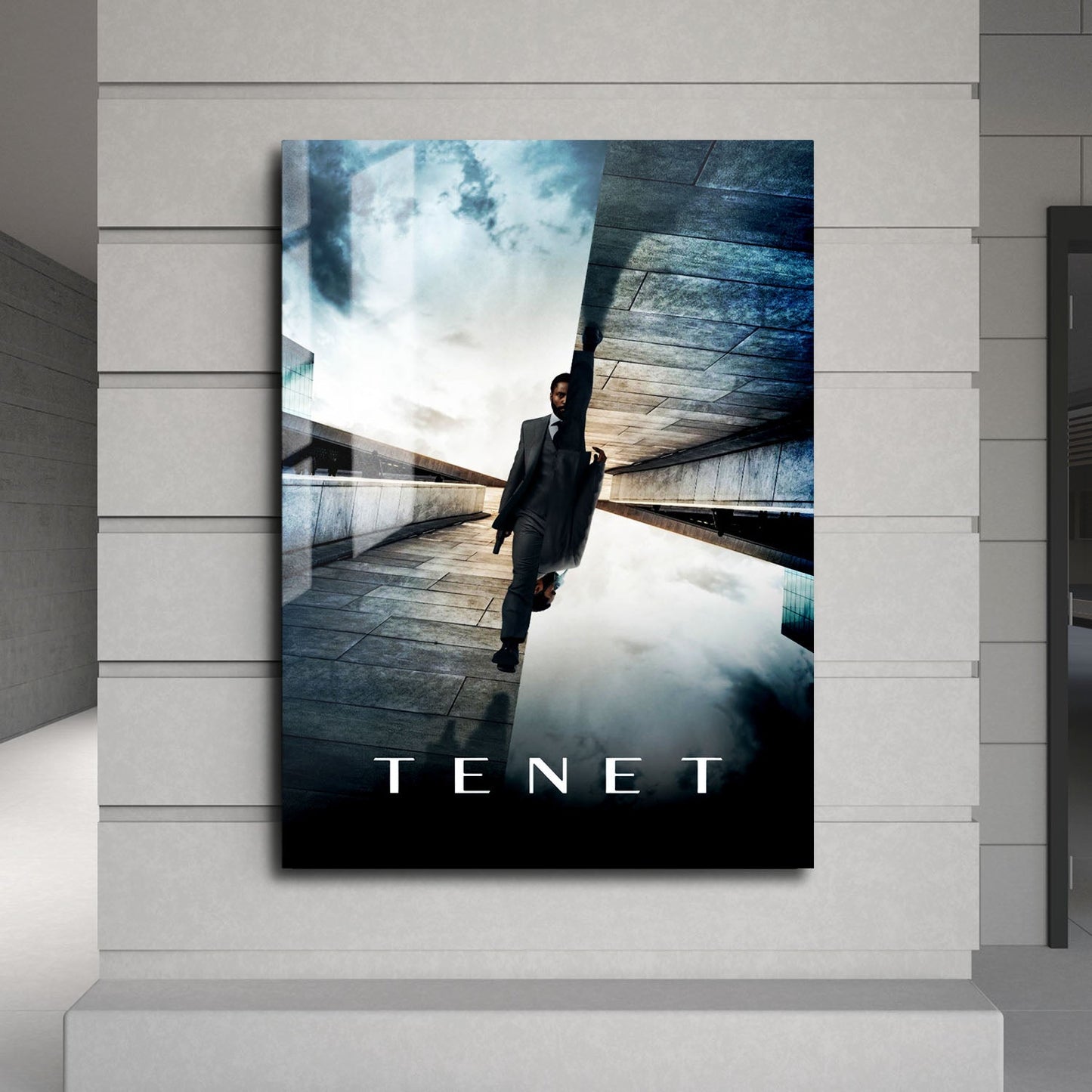 Flex Designs Metal Poster Tenet Theatrical 24 x 36" Home Goods - Movie 2020 Movie Metal Poster
