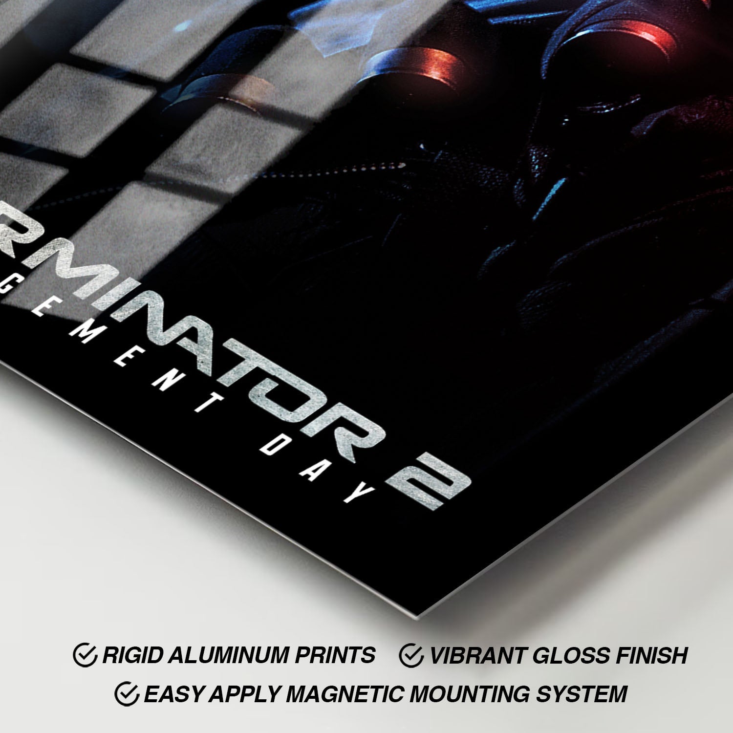 Flex Designs Metal Poster Terminator 2 Judgment Day Classic 11 x 17" Home Goods - Movie 1991 Movie Metal Poster