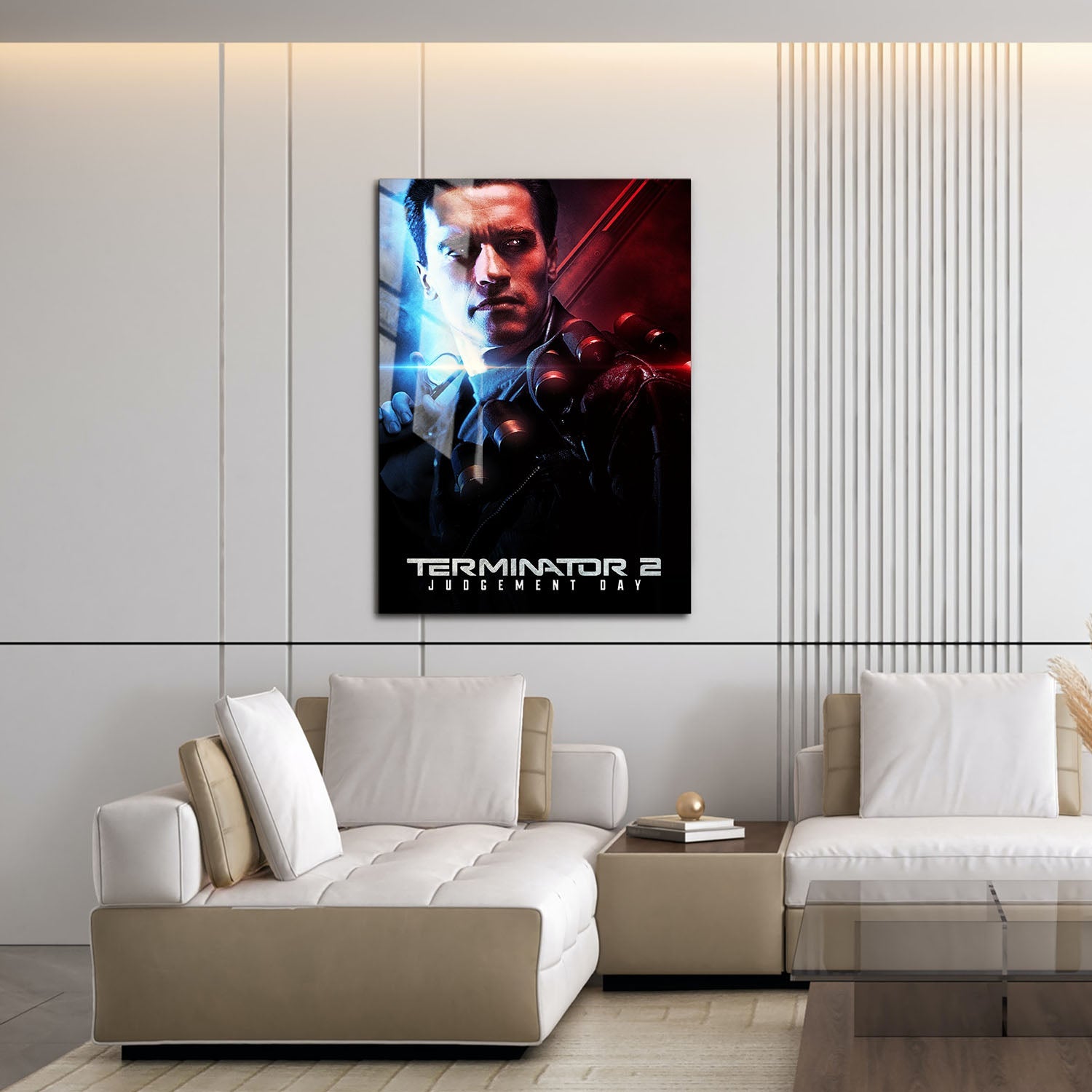 Flex Designs Metal Poster Terminator 2 Judgment Day Classic 16 x 24" Home Goods - Movie 1991 Movie Metal Poster