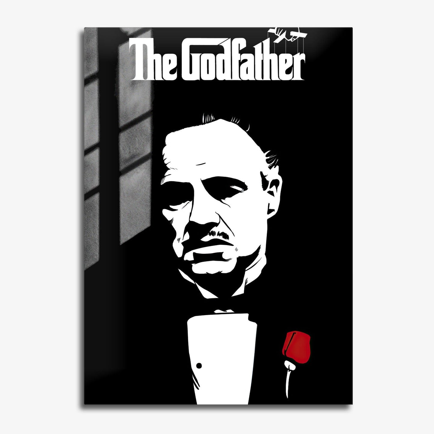 Flex Designs Metal Poster The Godfather Cinematic 11 x 17" Home Goods - Movie 1972 Movie Metal Poster