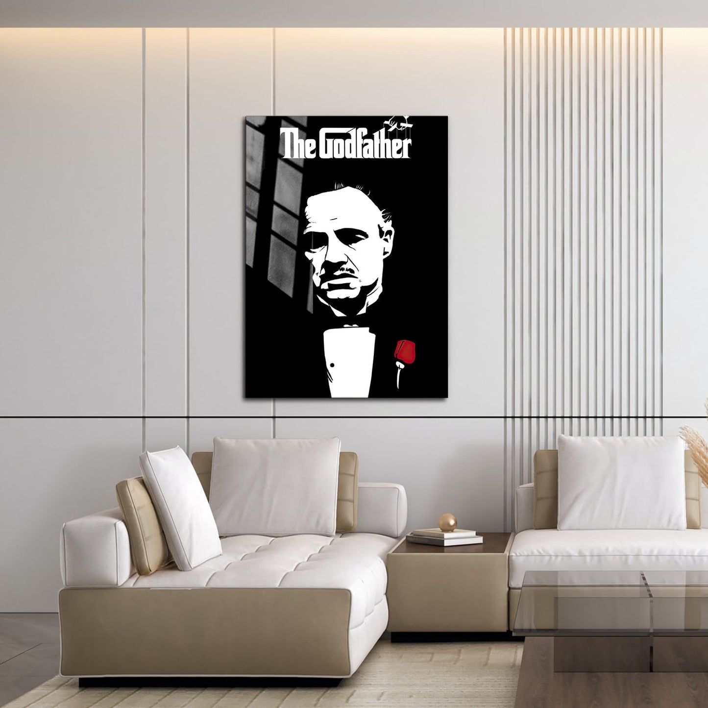 Flex Designs Metal Poster The Godfather Cinematic 16 x 24" Home Goods - Movie 1972 Movie Metal Poster