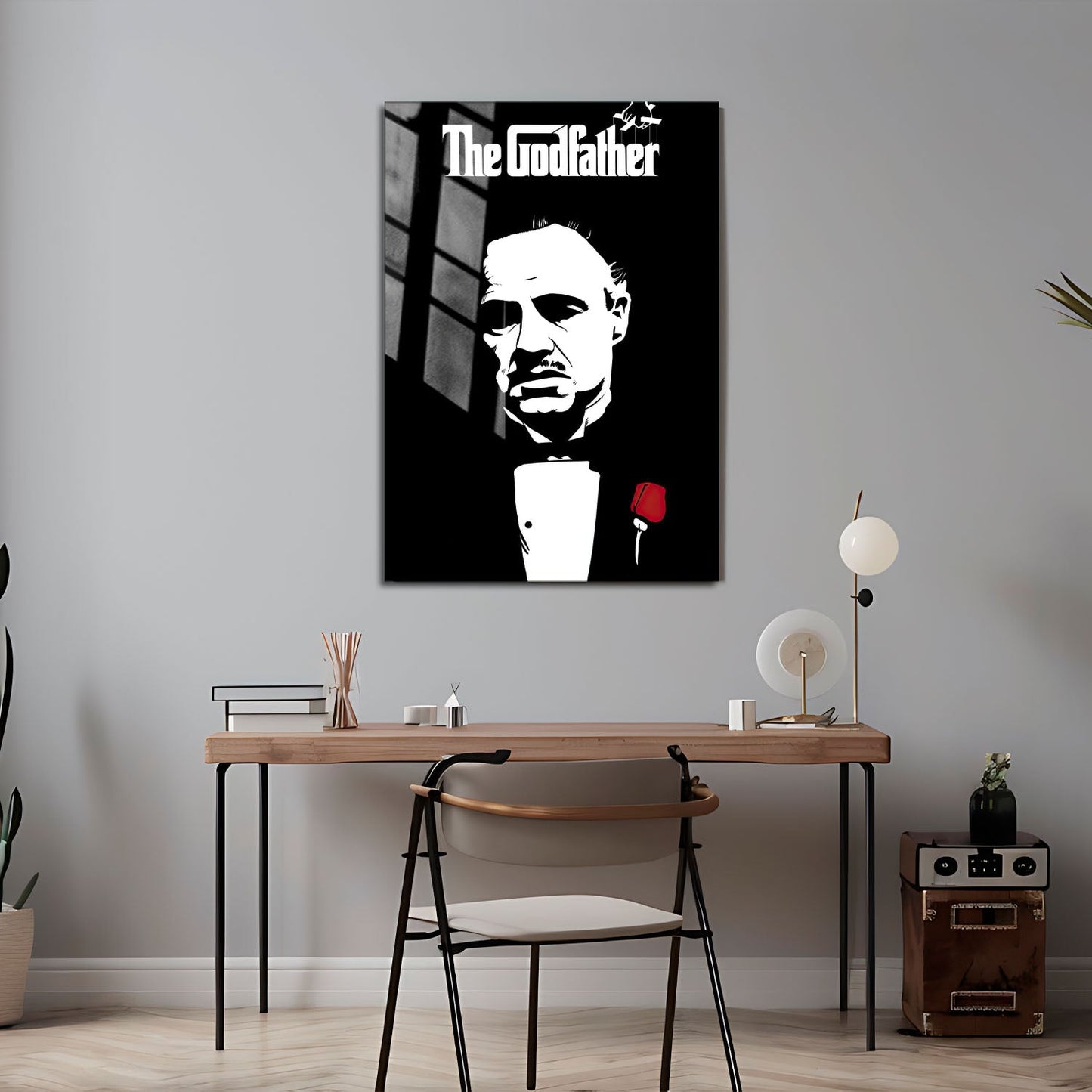 Flex Designs Metal Poster The Godfather Cinematic 24 x 36" Home Goods - Movie 1972 Movie Metal Poster