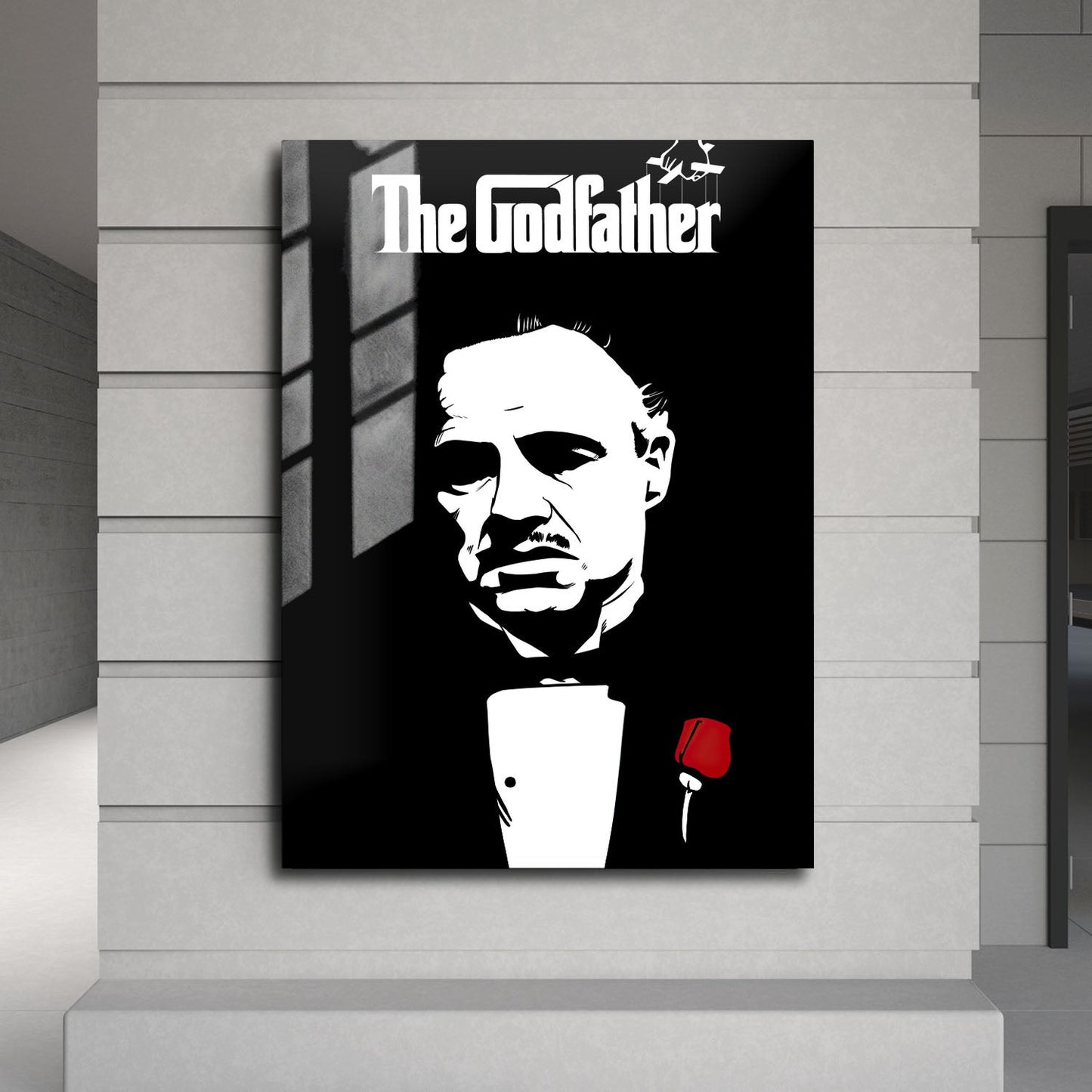 Flex Designs Metal Poster The Godfather Cinematic 24 x 36" Home Goods - Movie 1972 Movie Metal Poster