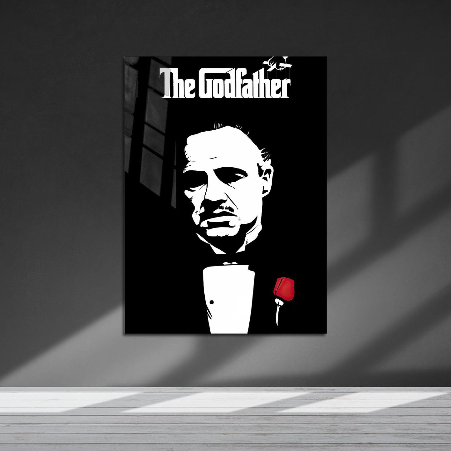 Flex Designs Metal Poster The Godfather Cinematic 5 x 7" Home Goods - Movie 1972 Movie Metal Poster