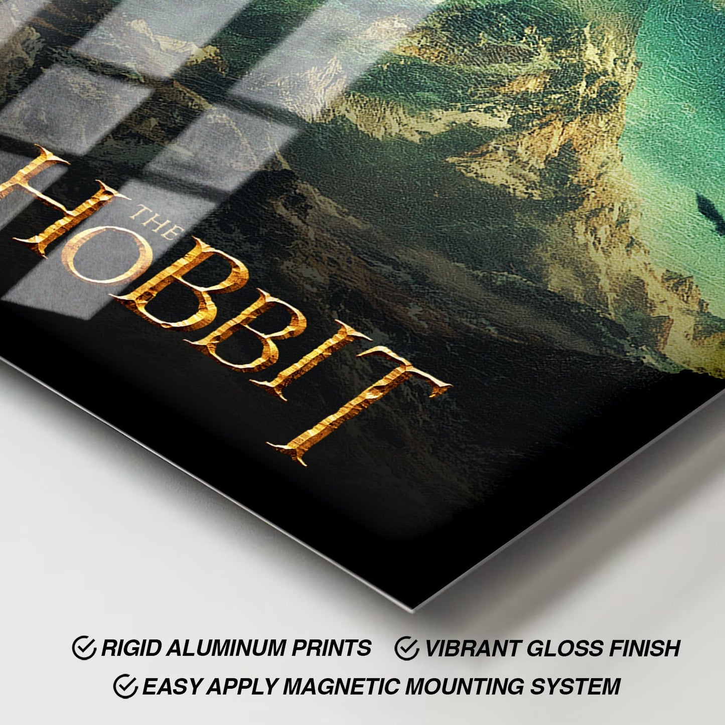 Flex Designs Metal Poster The Hobbit Franchise 11 x 17" Home Goods - Movie Movie Metal Poster