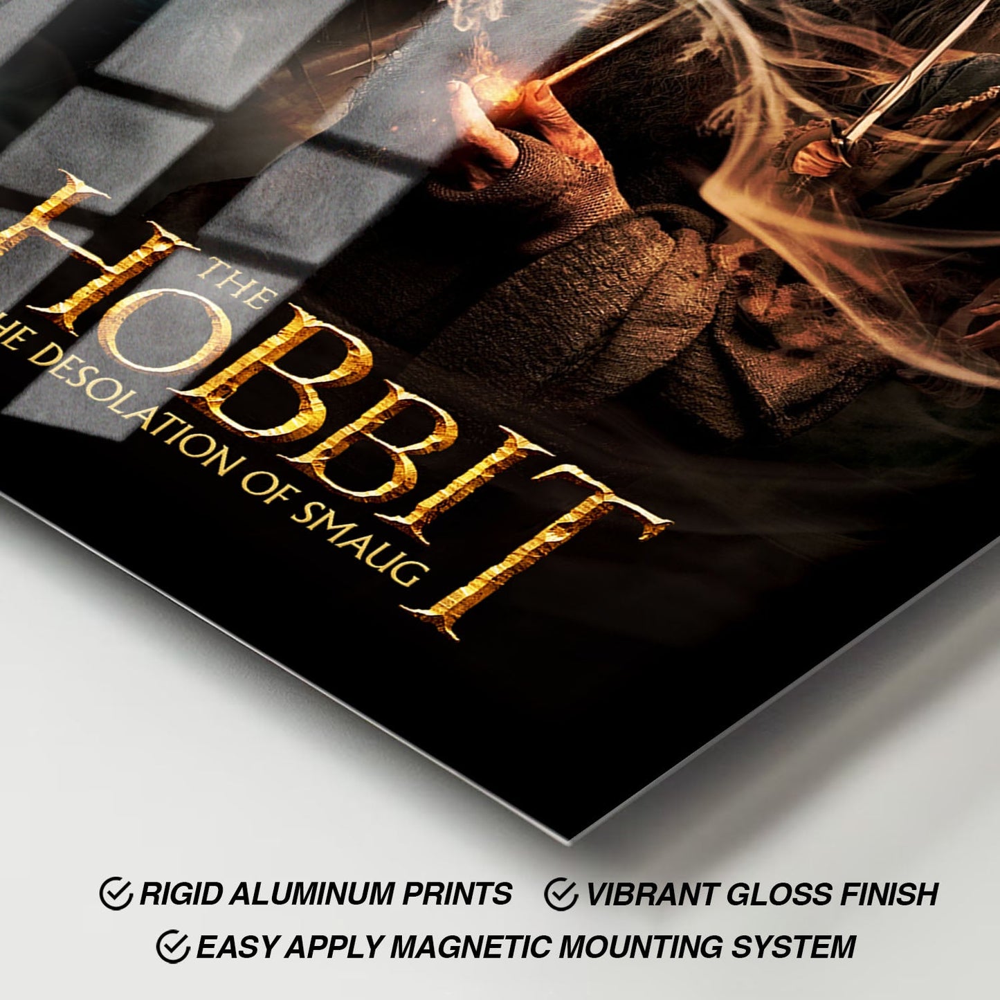 Flex Designs Metal Poster The Hobbit The Desolation of Smaug 11 x 17" Home Goods - Movie 2013 Movie Metal Poster