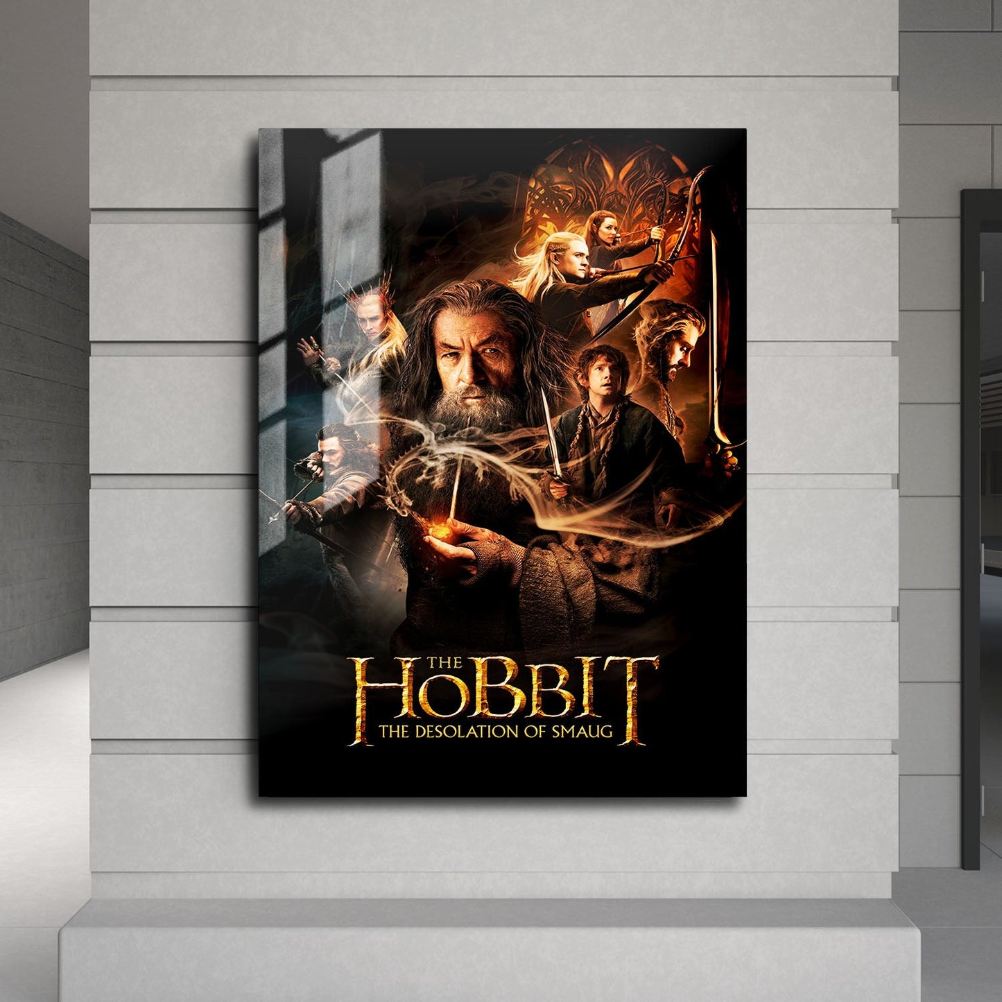Flex Designs Metal Poster The Hobbit The Desolation of Smaug 24 x 36" Home Goods - Movie 2013 Movie Metal Poster