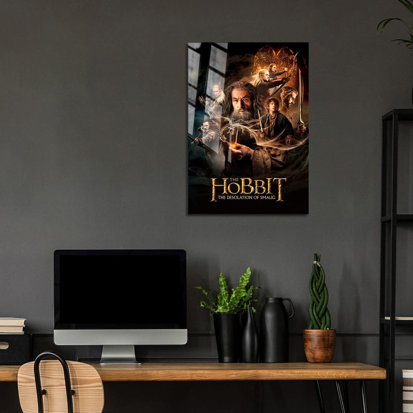 Flex Designs Metal Poster The Hobbit The Desolation of Smaug 5 x 7" Home Goods - Movie 2013 Movie Metal Poster