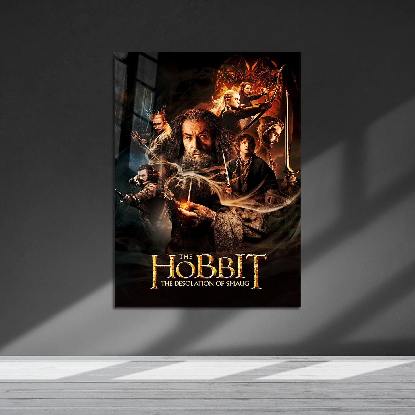 Flex Designs Metal Poster The Hobbit The Desolation of Smaug 5 x 7" Home Goods - Movie 2013 Movie Metal Poster