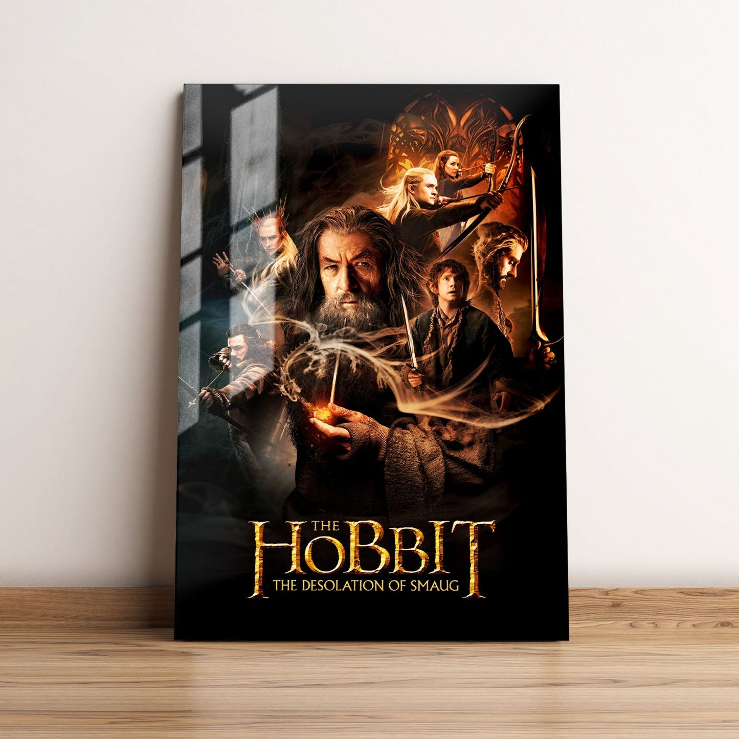 The Hobbit The Desolation of Smaug Movie Metal Poster