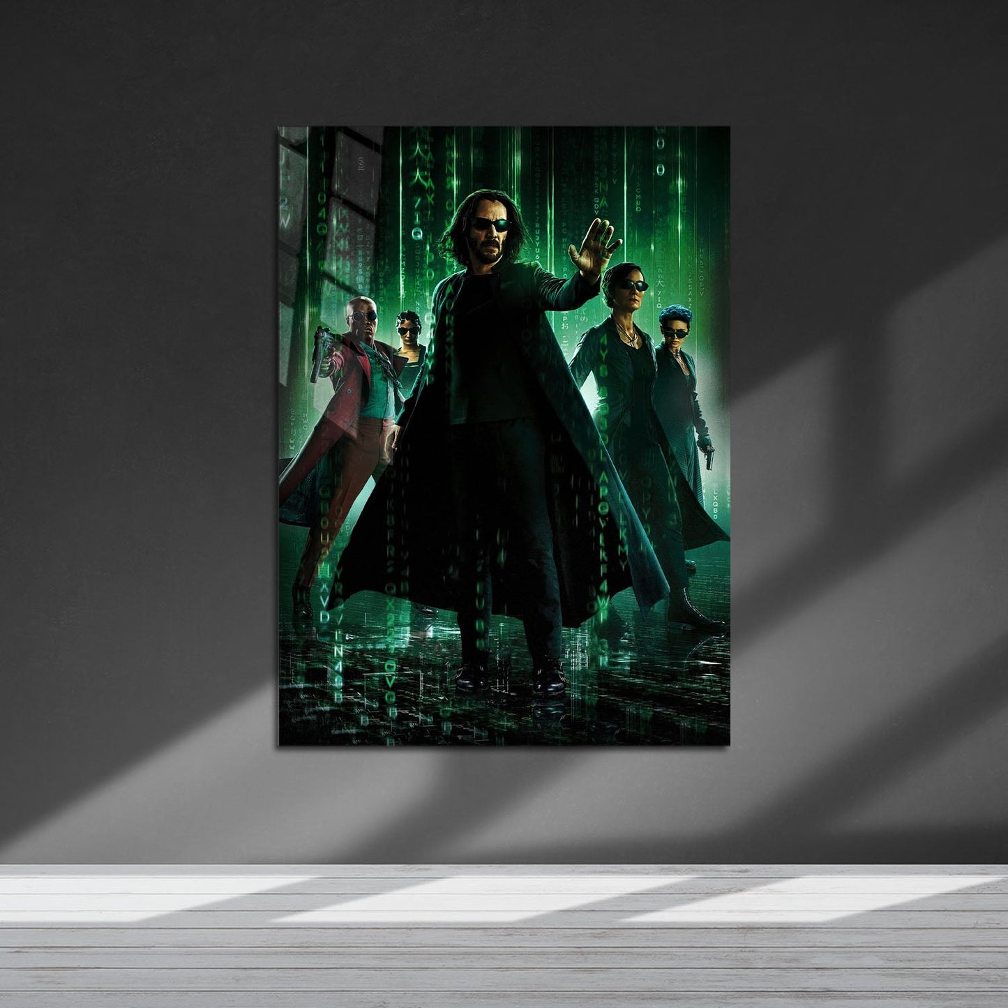 Flex Designs Metal Poster The Matrix Resurrections Key Art 5 x 7" Home Goods - Movie 2021 Movie Metal Poster