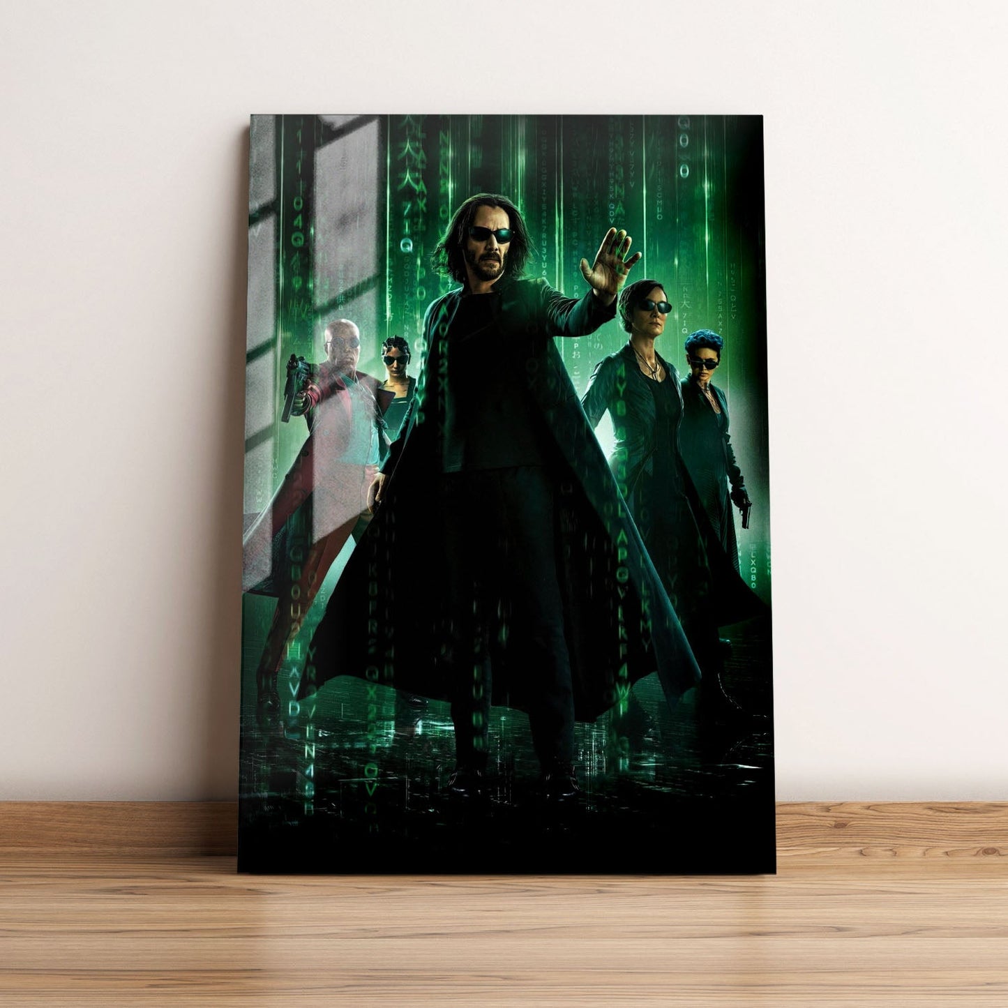 The Matrix Resurrections Key Art Movie Metal Poster