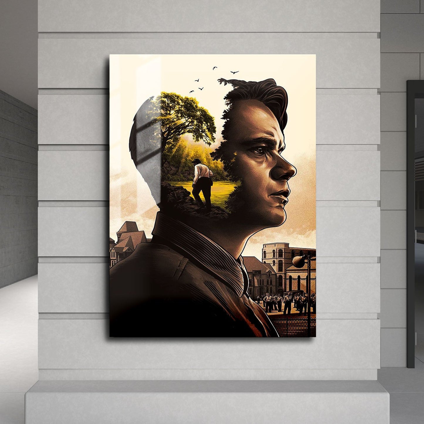 Flex Designs Metal Poster The Shawshank Redemption Key Art 24 x 36" Home Goods - Movie 1994 Movie Metal Poster