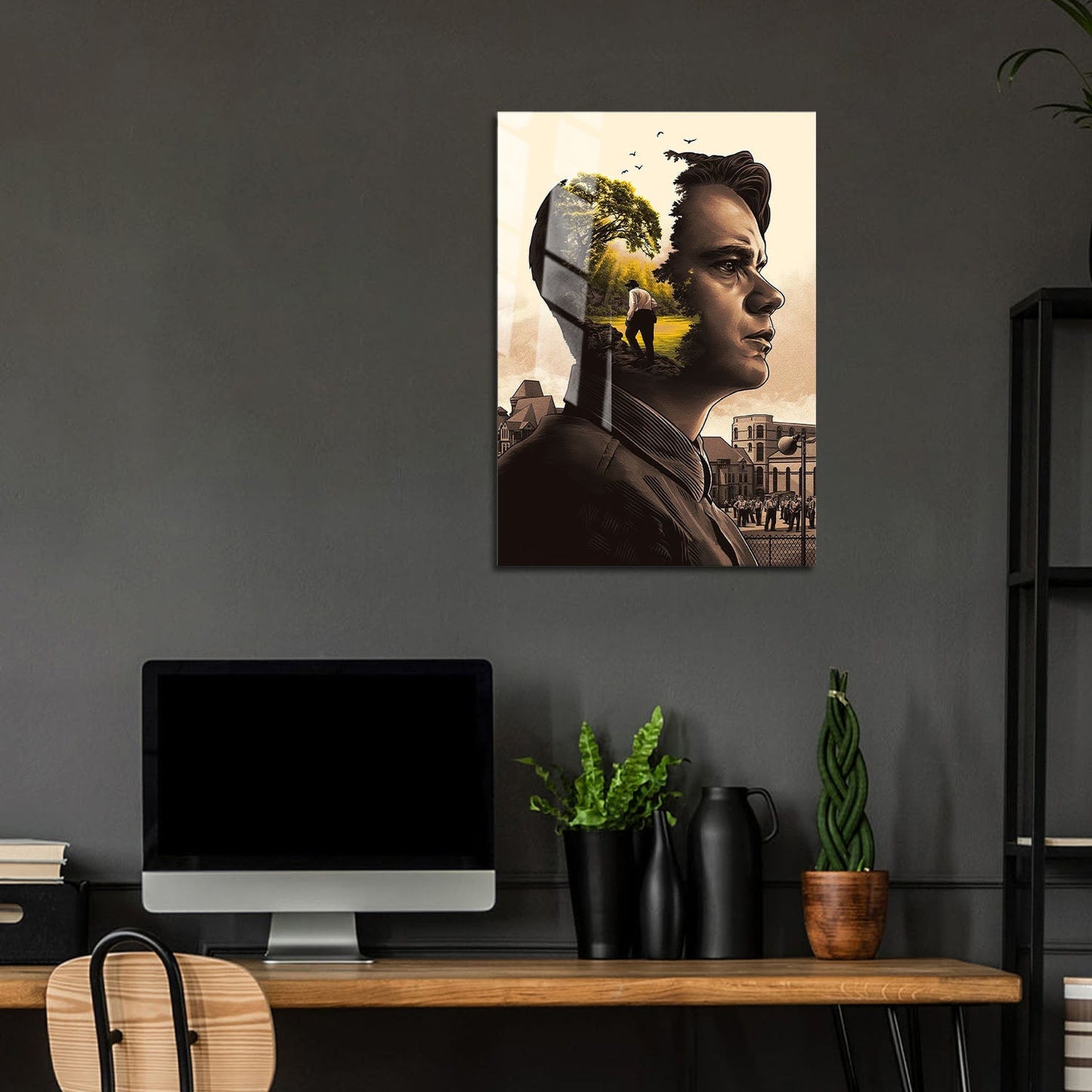 Flex Designs Metal Poster The Shawshank Redemption Key Art 5 x 7" Home Goods - Movie 1994 Movie Metal Poster