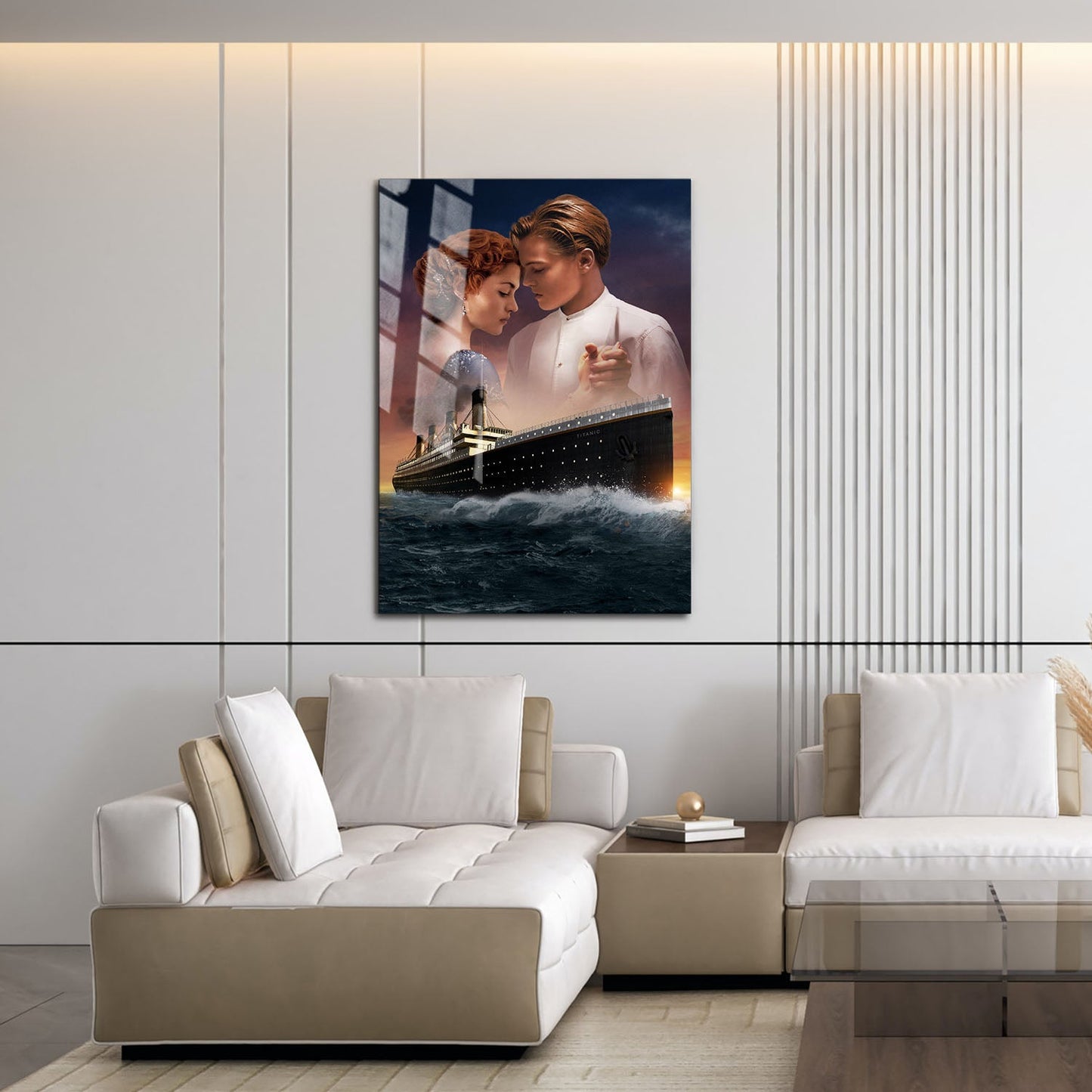Flex Designs Metal Poster Titanic Key Art 16 x 24" Home Goods - Movie 1997 Movie Metal Poster