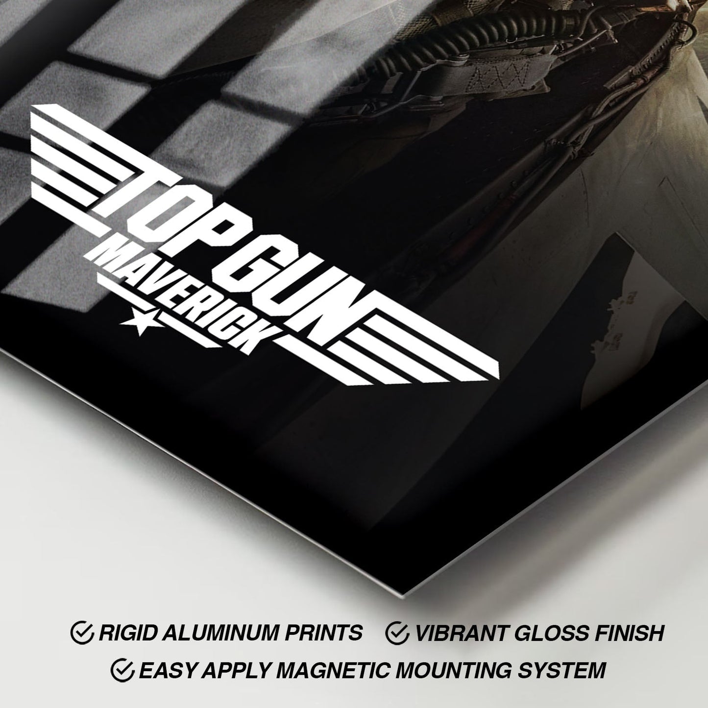 Flex Designs Metal Poster Top Gun Maverick Cinematic 11 x 17" Home Goods - Movie 2022 Movie Metal Poster