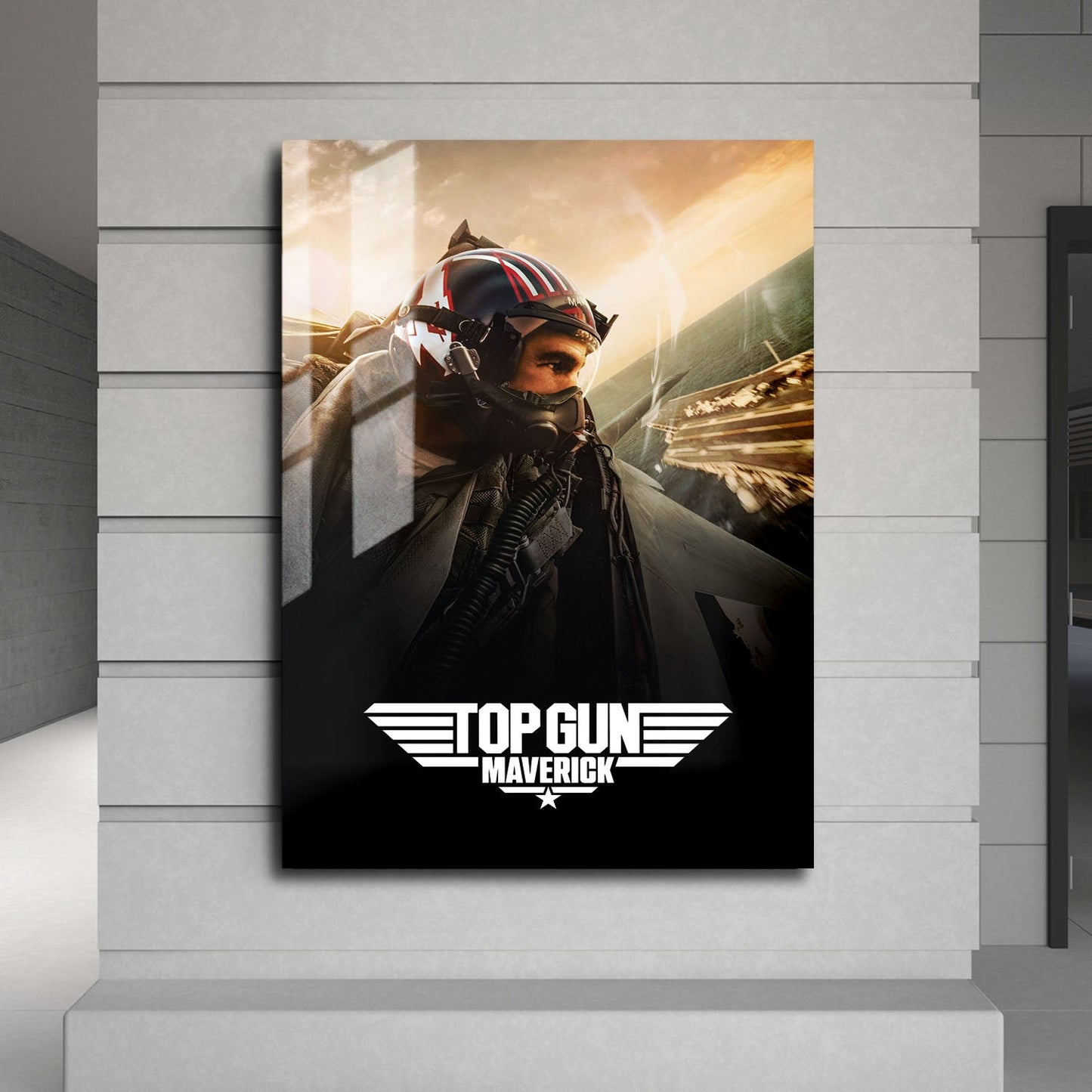 Flex Designs Metal Poster Top Gun Maverick Cinematic 24 x 36" Home Goods - Movie 2022 Movie Metal Poster