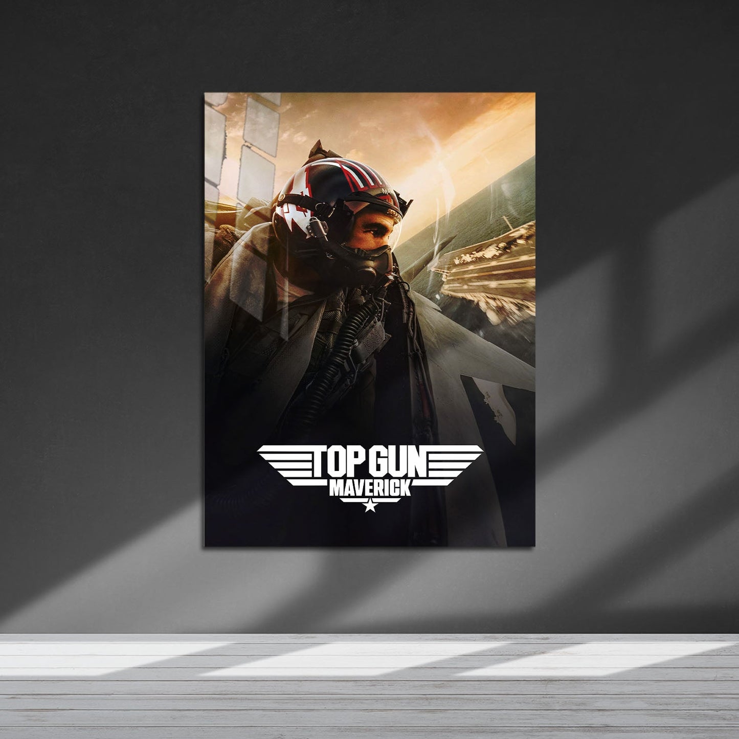 Flex Designs Metal Poster Top Gun Maverick Cinematic 5 x 7" Home Goods - Movie 2022 Movie Metal Poster