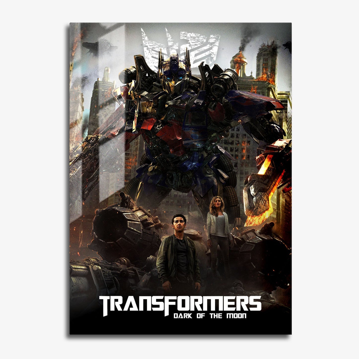 Flex Designs Metal Poster Transformers Dark of the Moon 11 x 17" Home Goods - Movie 2011 Movie Metal Poster