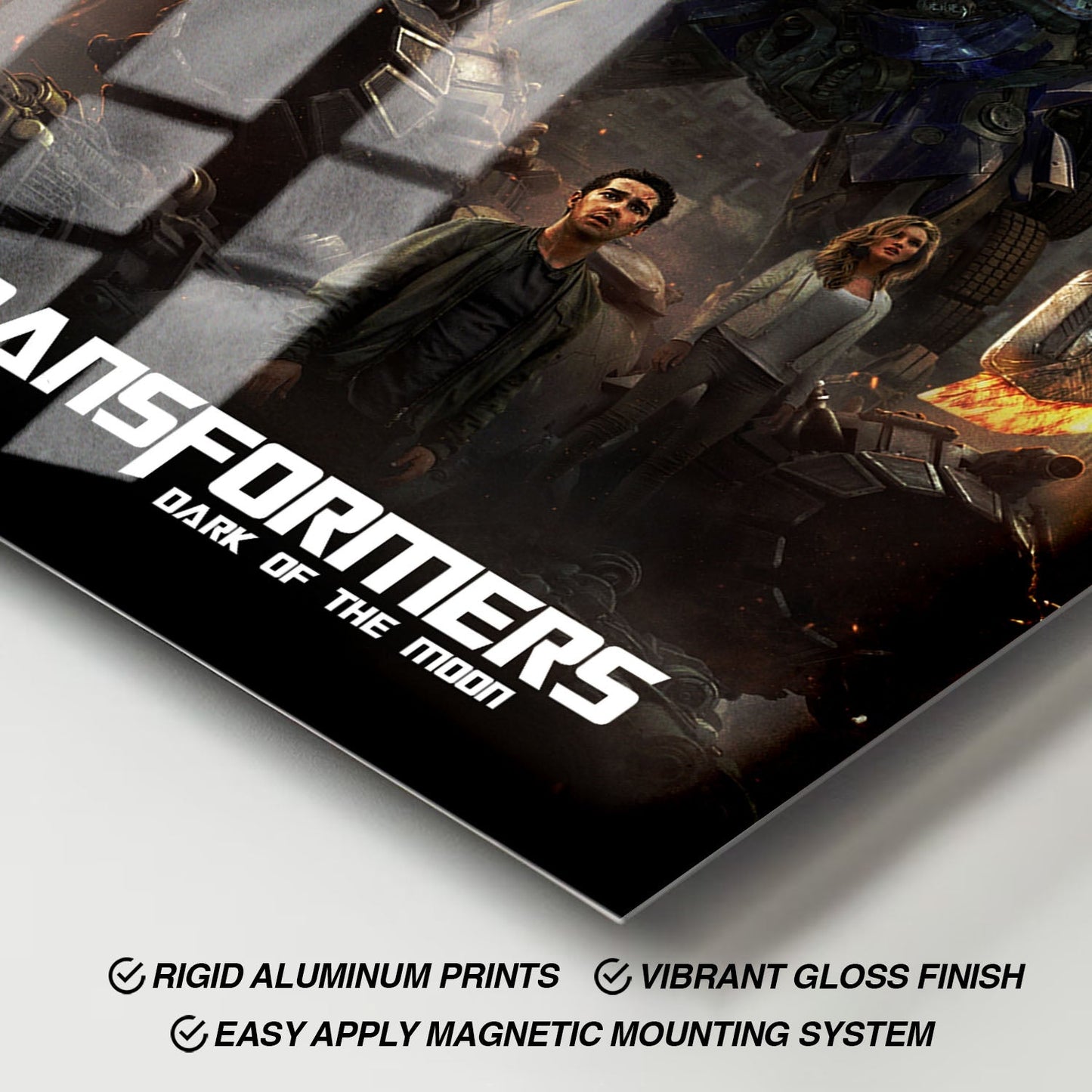 Flex Designs Metal Poster Transformers Dark of the Moon 11 x 17" Home Goods - Movie 2011 Movie Metal Poster