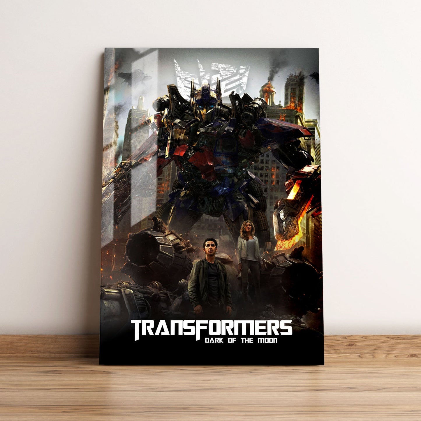 Transformers Dark of the Moon Movie Metal Poster