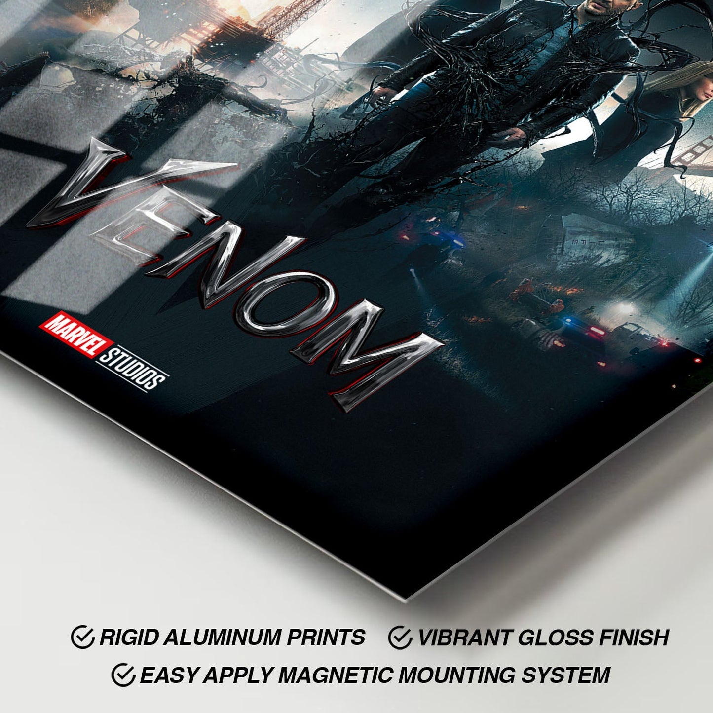 Flex Designs Metal Poster Venom 11 x 17" Home Goods - Movie 2018 Movie Metal Poster