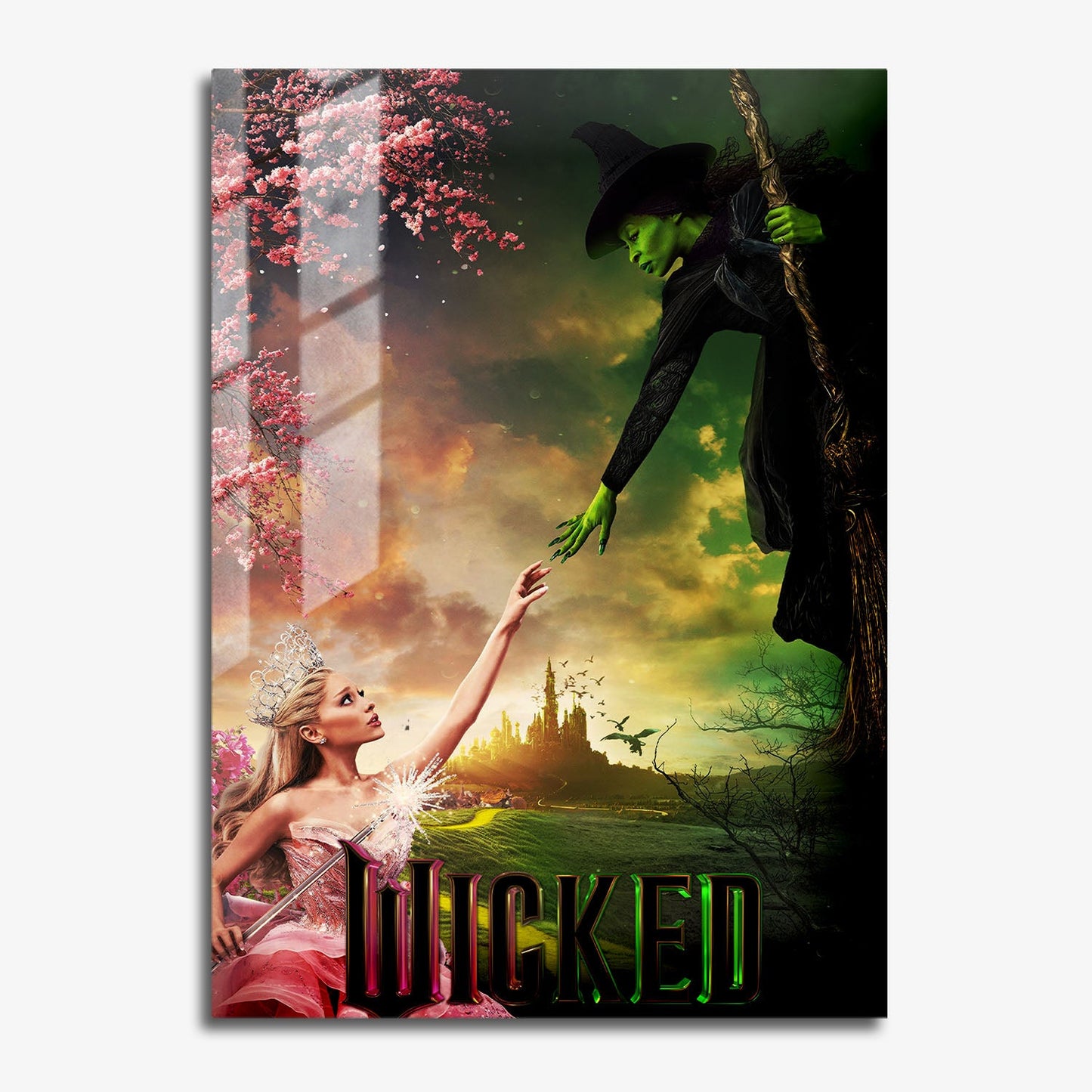 Flex Designs Metal Poster Wicked 11 x 17" Home Goods - Movie 2024 Movie Metal Poster