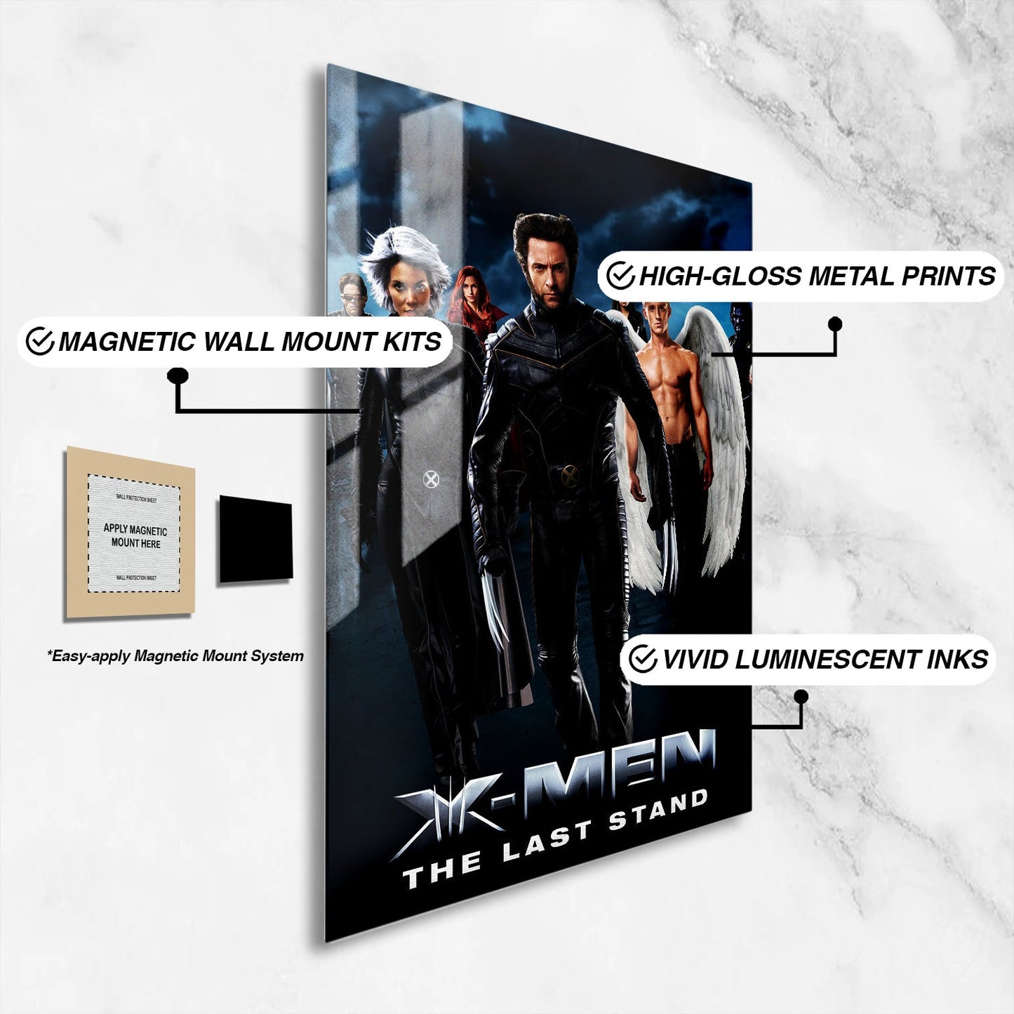 Flex Designs Metal Poster X-Men The Last Stand 16 x 24" Home Goods - Movie 2006 Movie Metal Poster