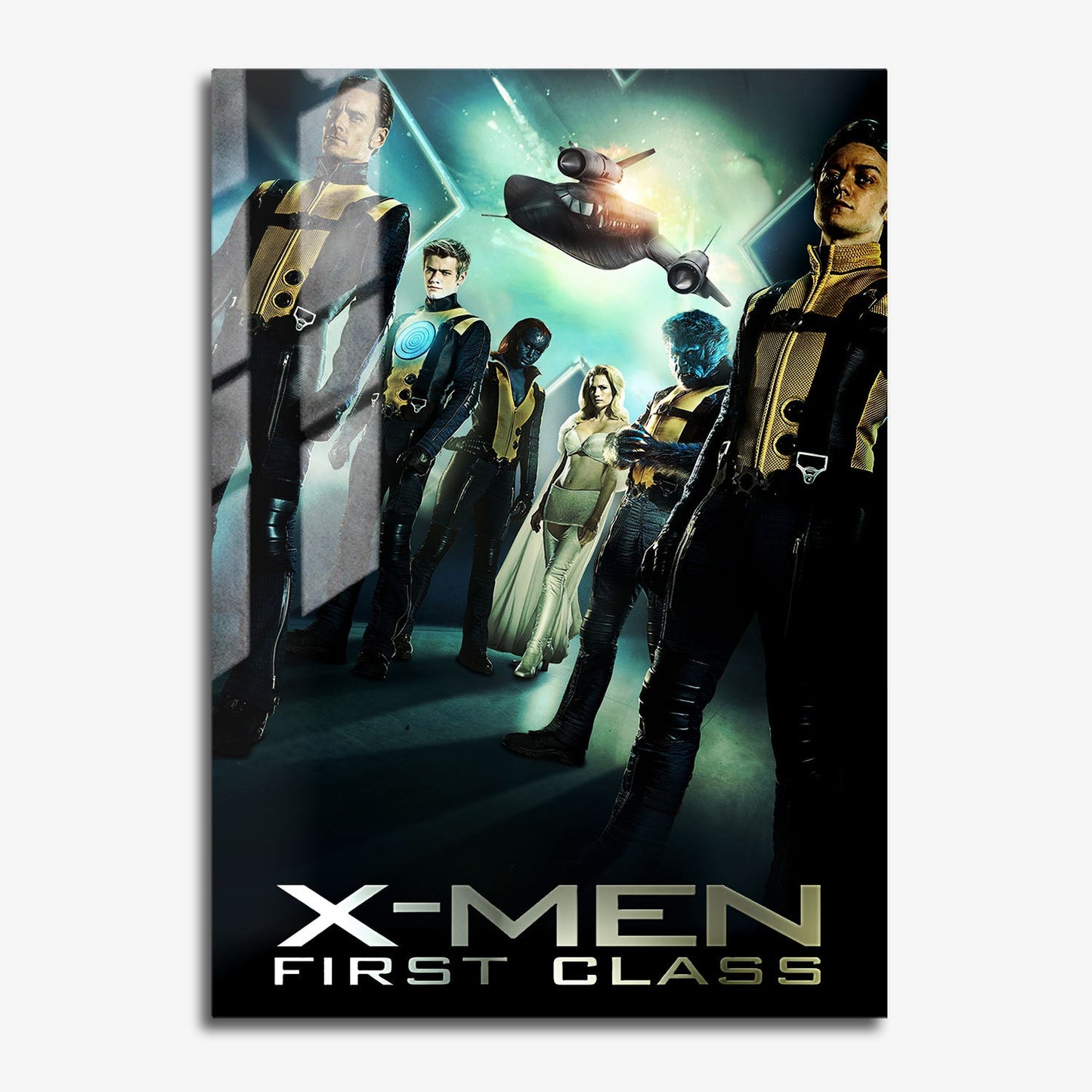Flex Designs Metal Poster X-Men First Class 11 x 17" Home Goods - Movie 2011 Movie Metal Poster