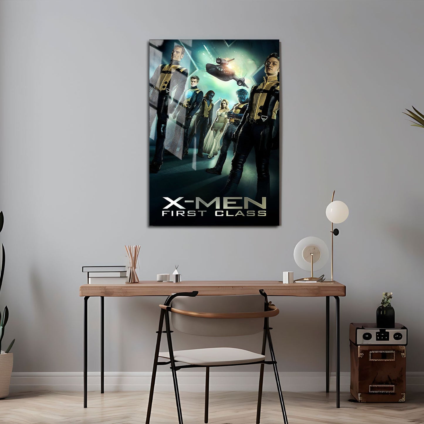 Flex Designs Metal Poster X-Men First Class 24 x 36" Home Goods - Movie 2011 Movie Metal Poster