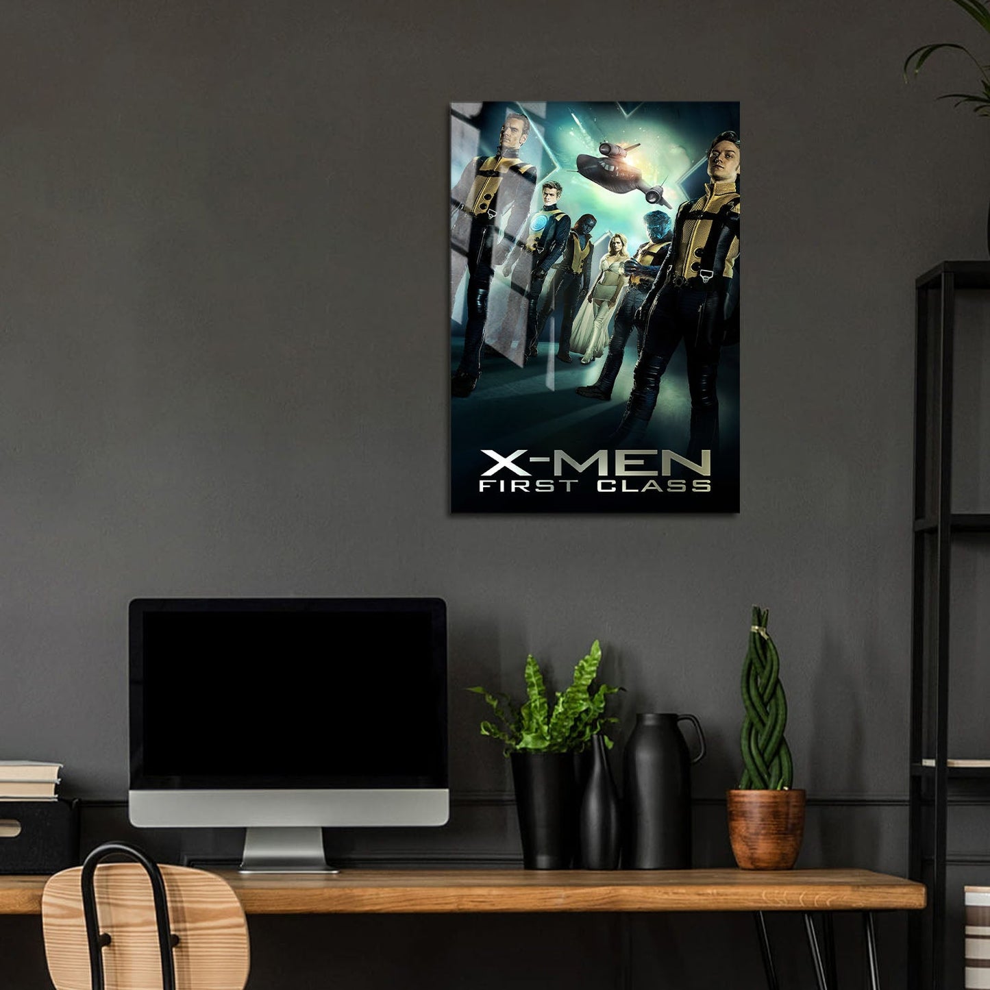 Flex Designs Metal Poster X-Men First Class 5 x 7" Home Goods - Movie 2011 Movie Metal Poster